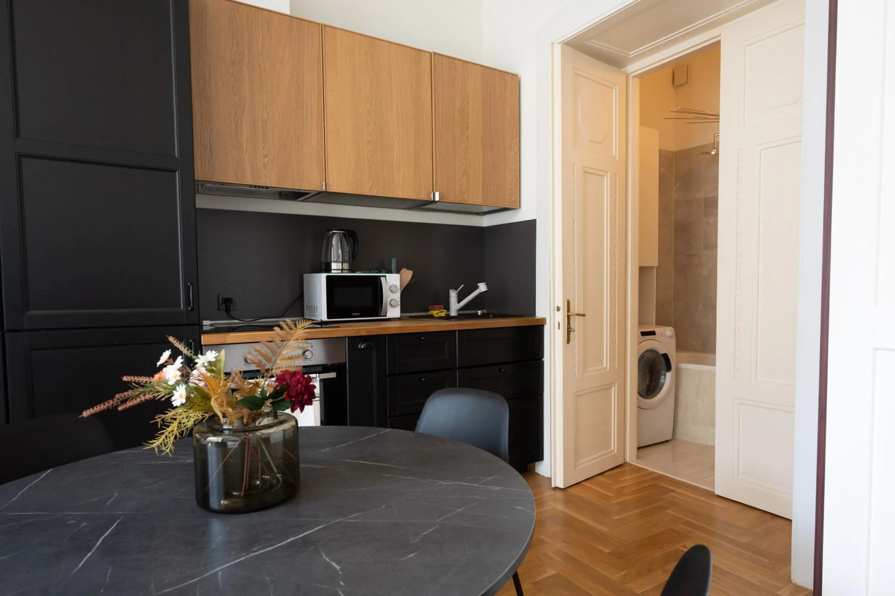 Dining area in Doma Zagreb Aparthotel