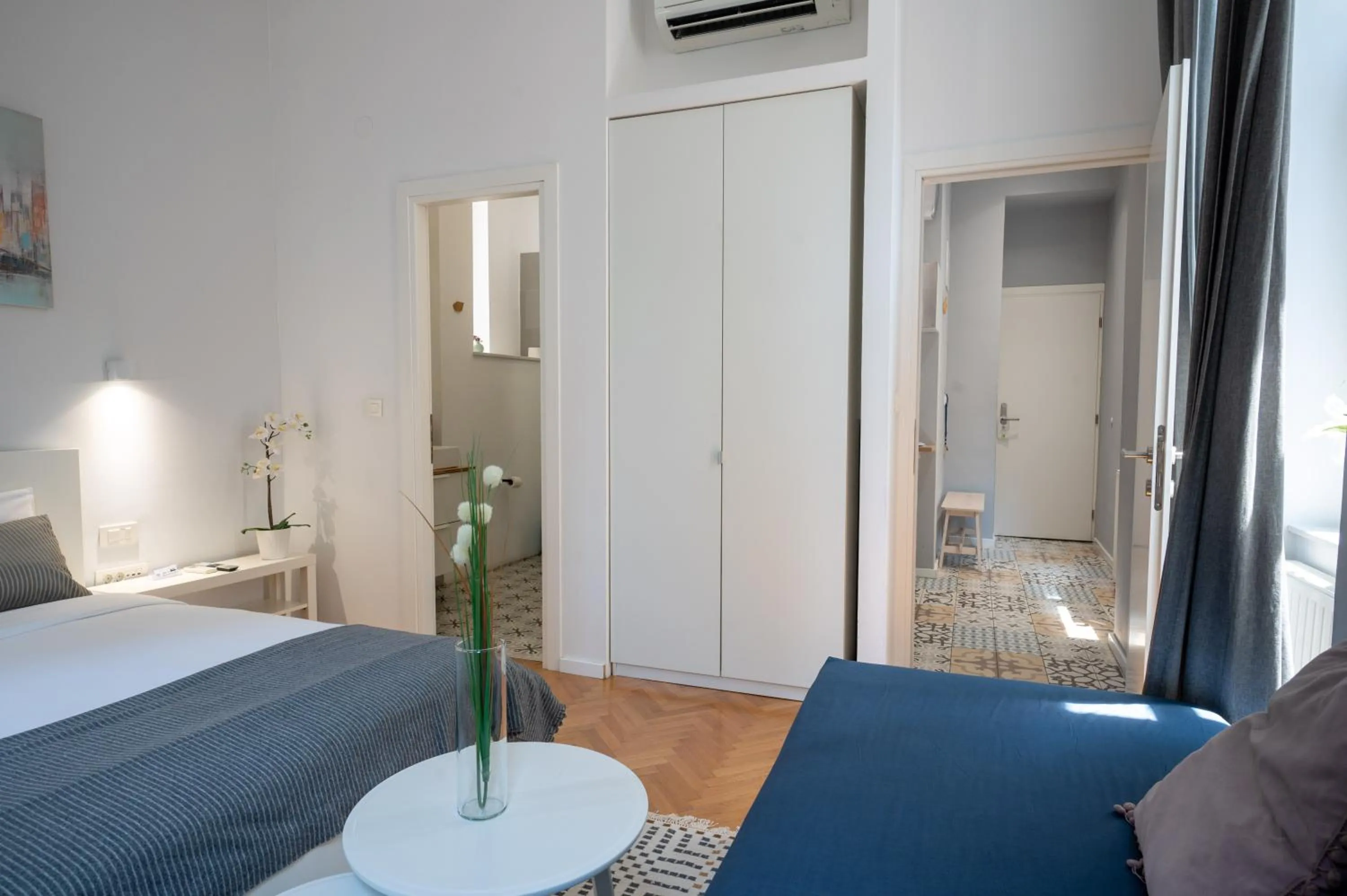 Bedroom, Bed in Doma Zagreb Aparthotel