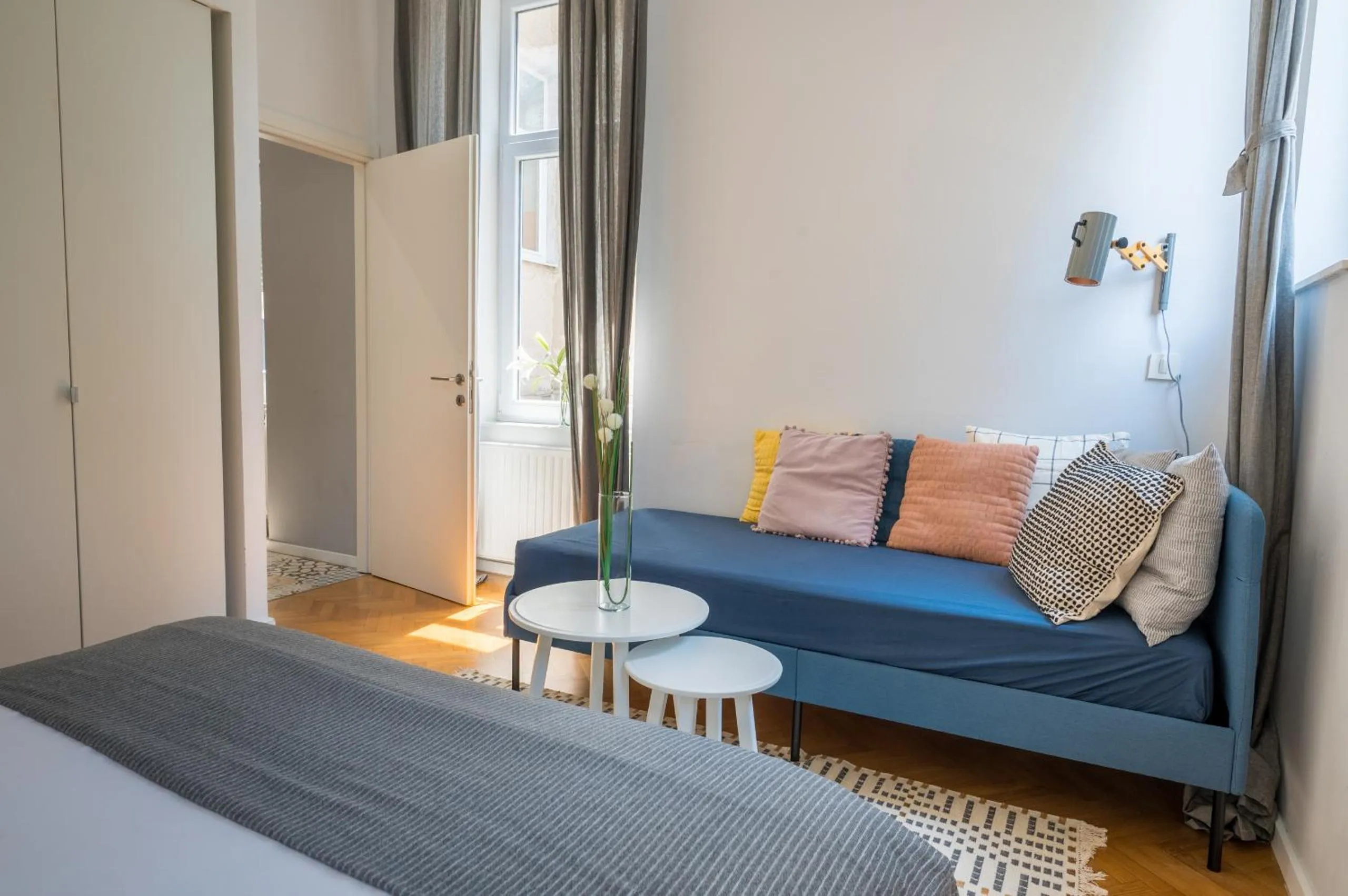 Bedroom, Bed in Doma Zagreb Aparthotel