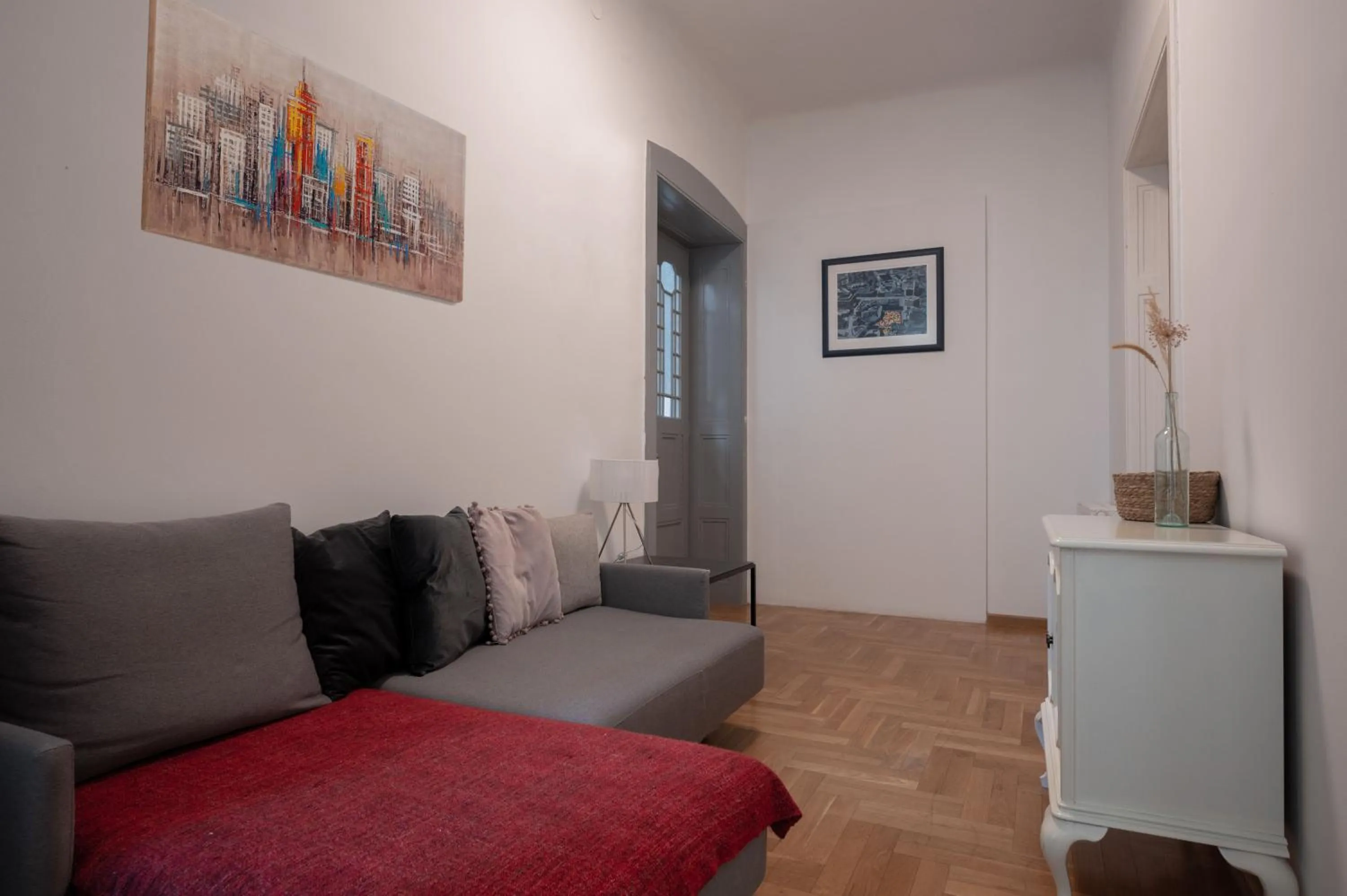 Living room in Doma Zagreb Aparthotel