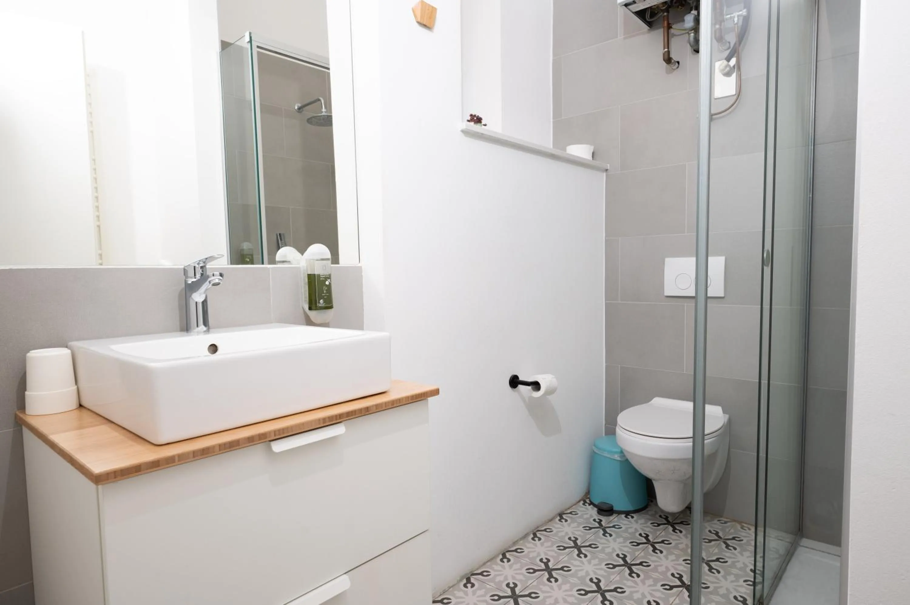 Bathroom in Doma Zagreb Aparthotel