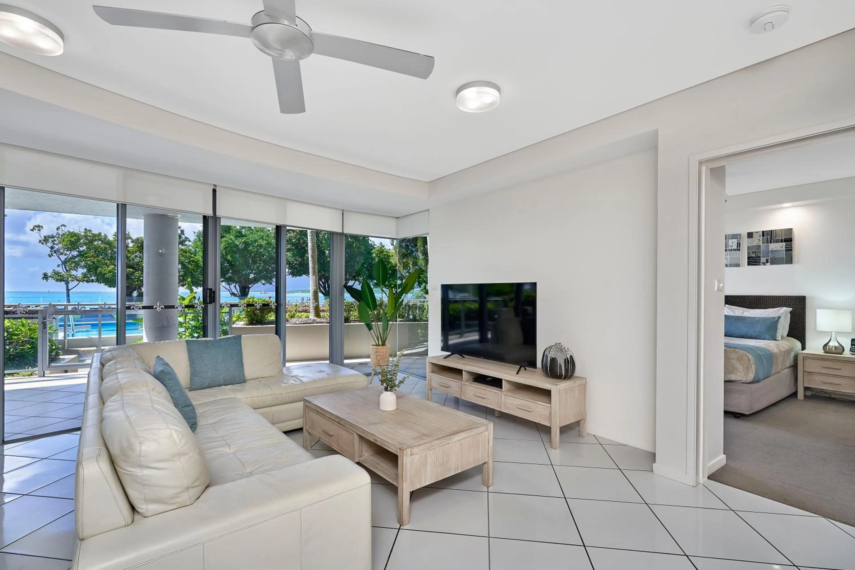 Living room in Vision Apartments
