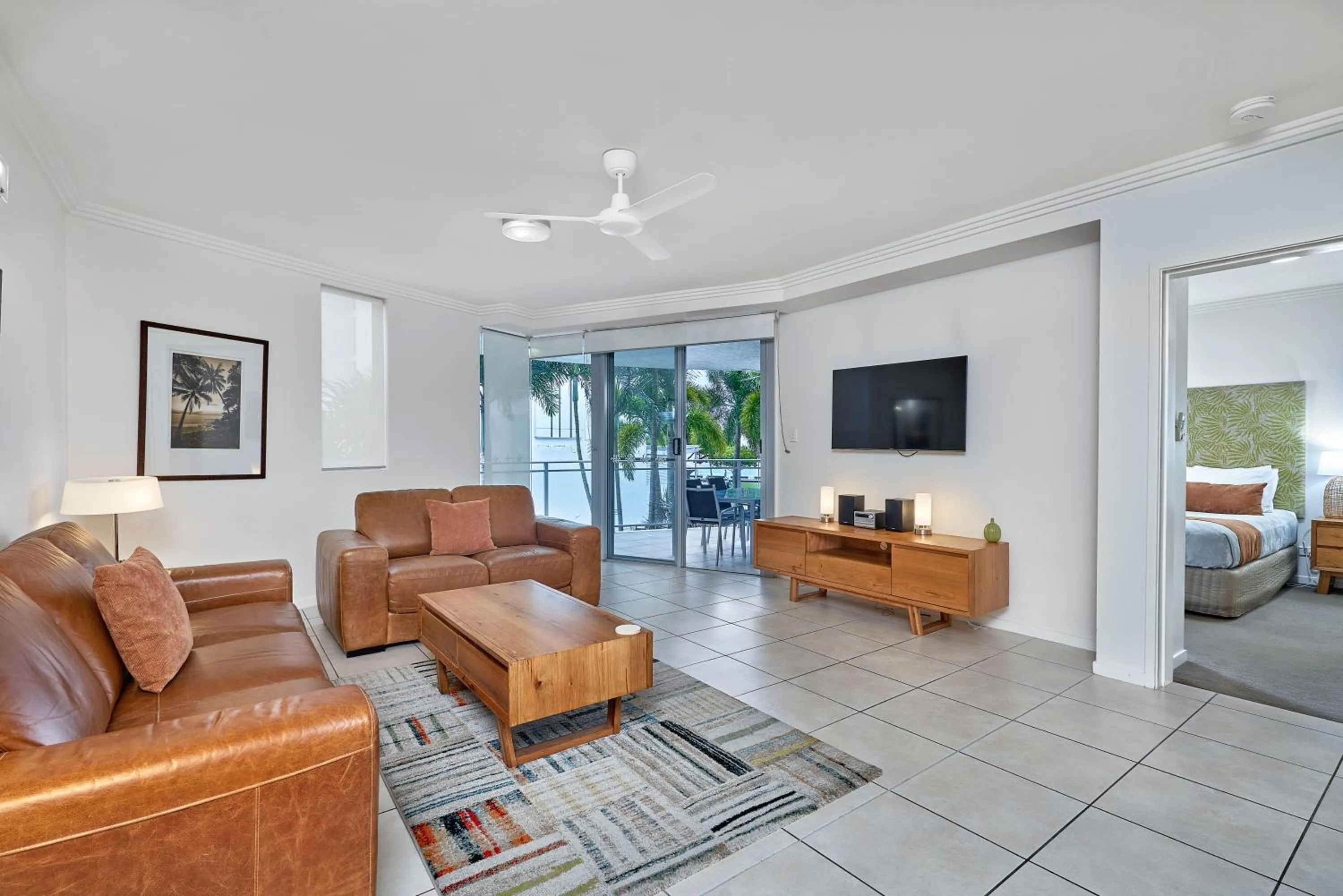 Living room in Vision Apartments