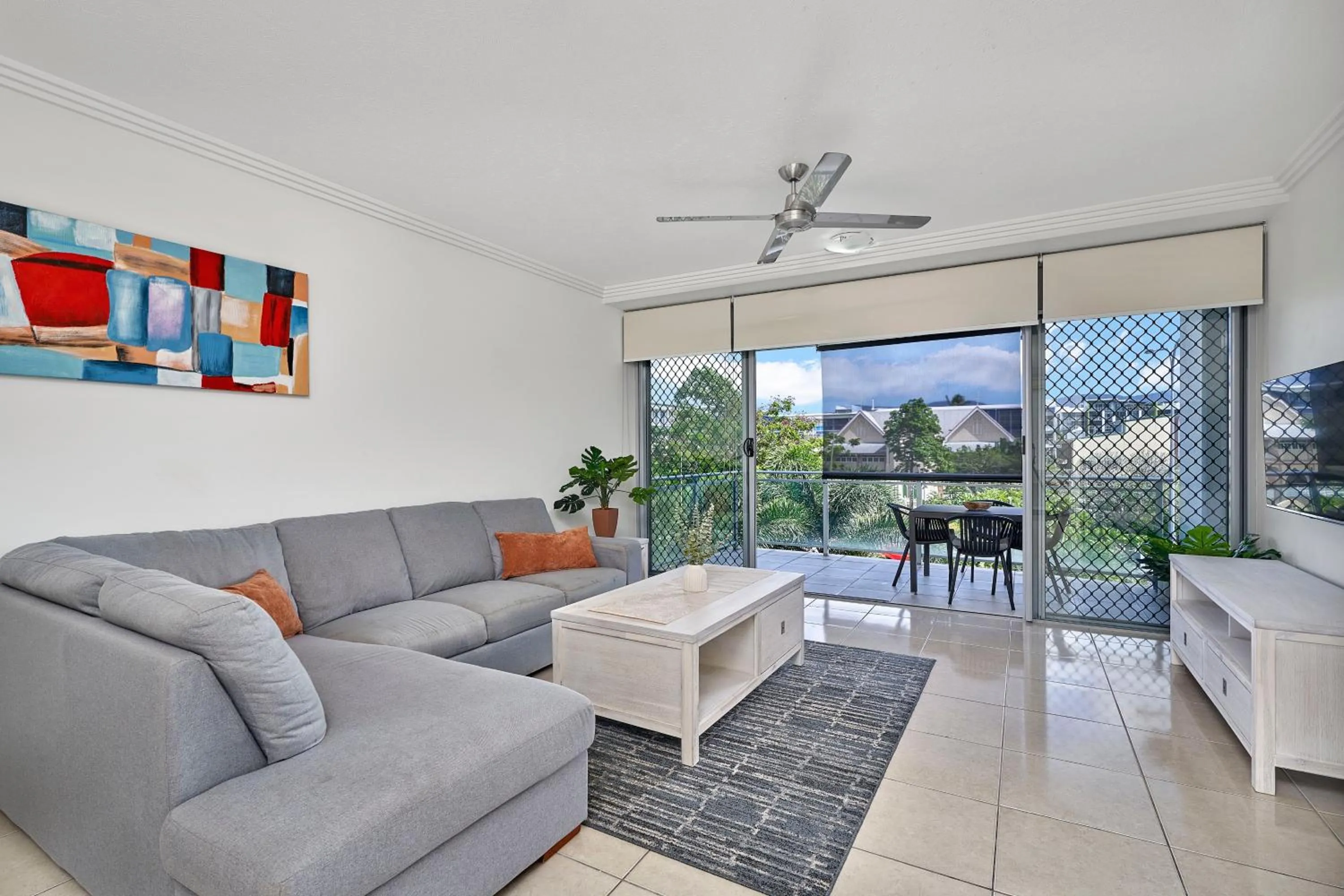 Living room in Vision Apartments