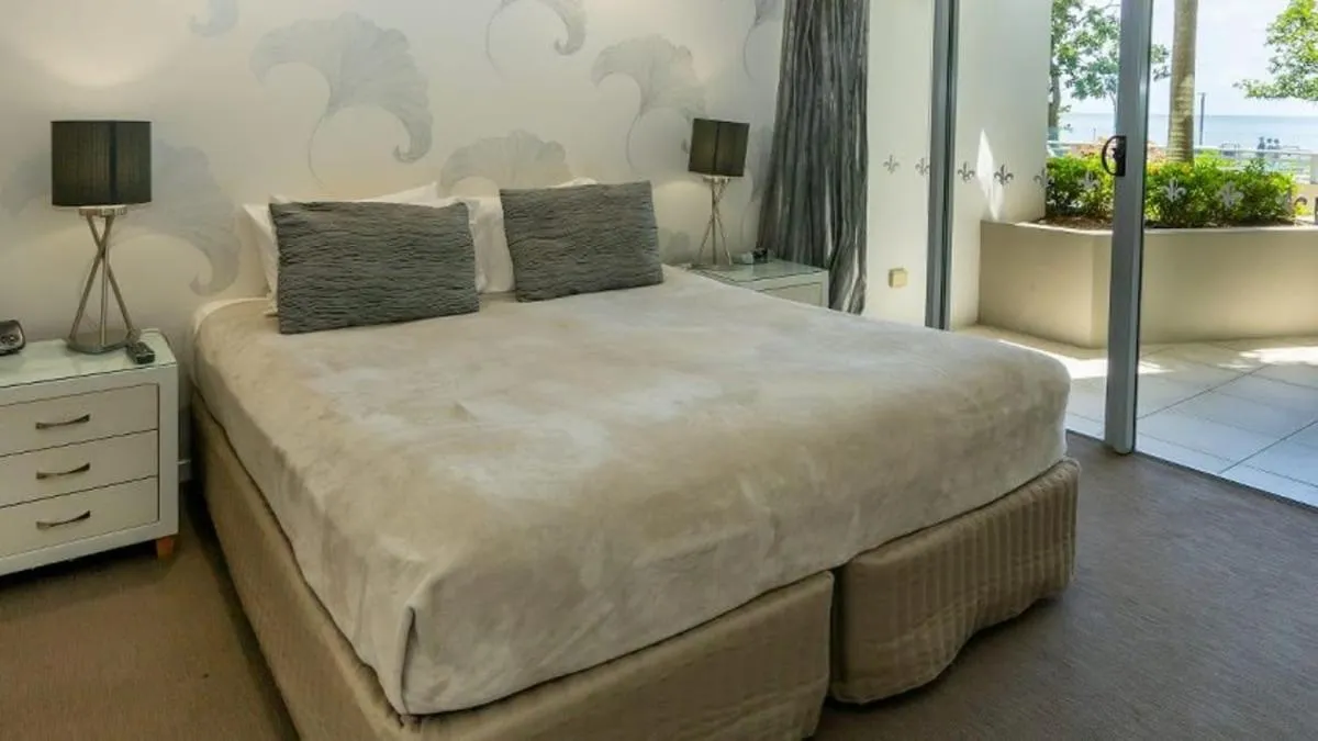 Bedroom, Bed in Vision Apartments