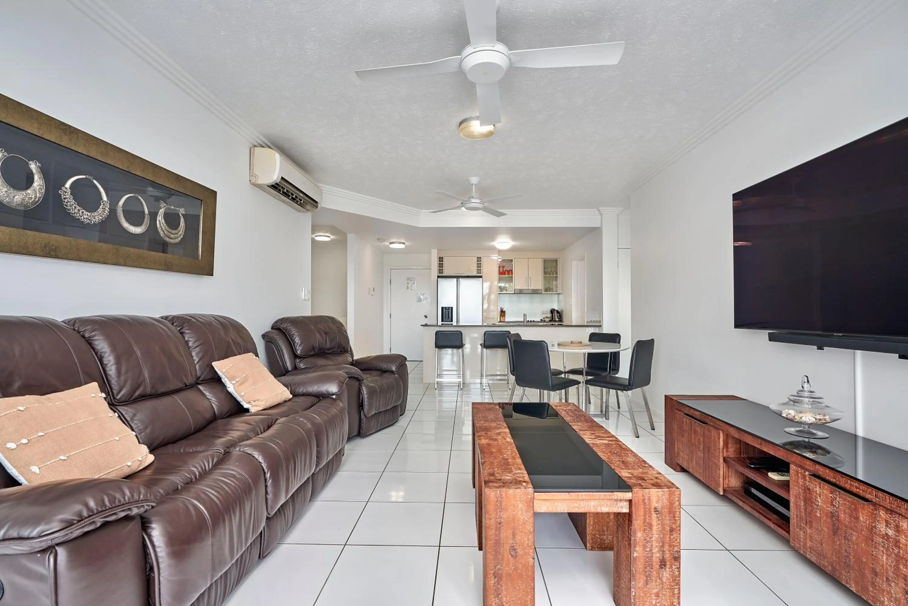 Living room in Vision Apartments
