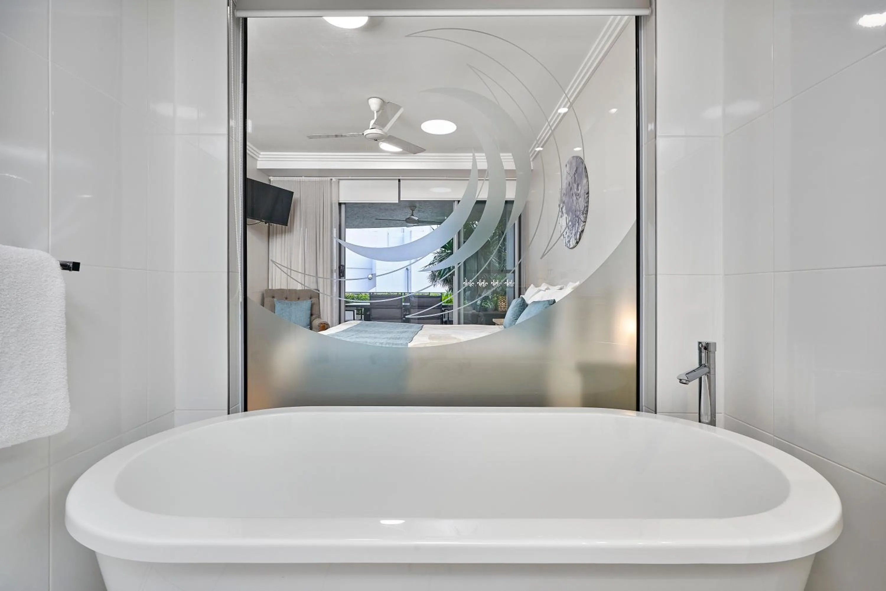 Bathroom in Vision Apartments