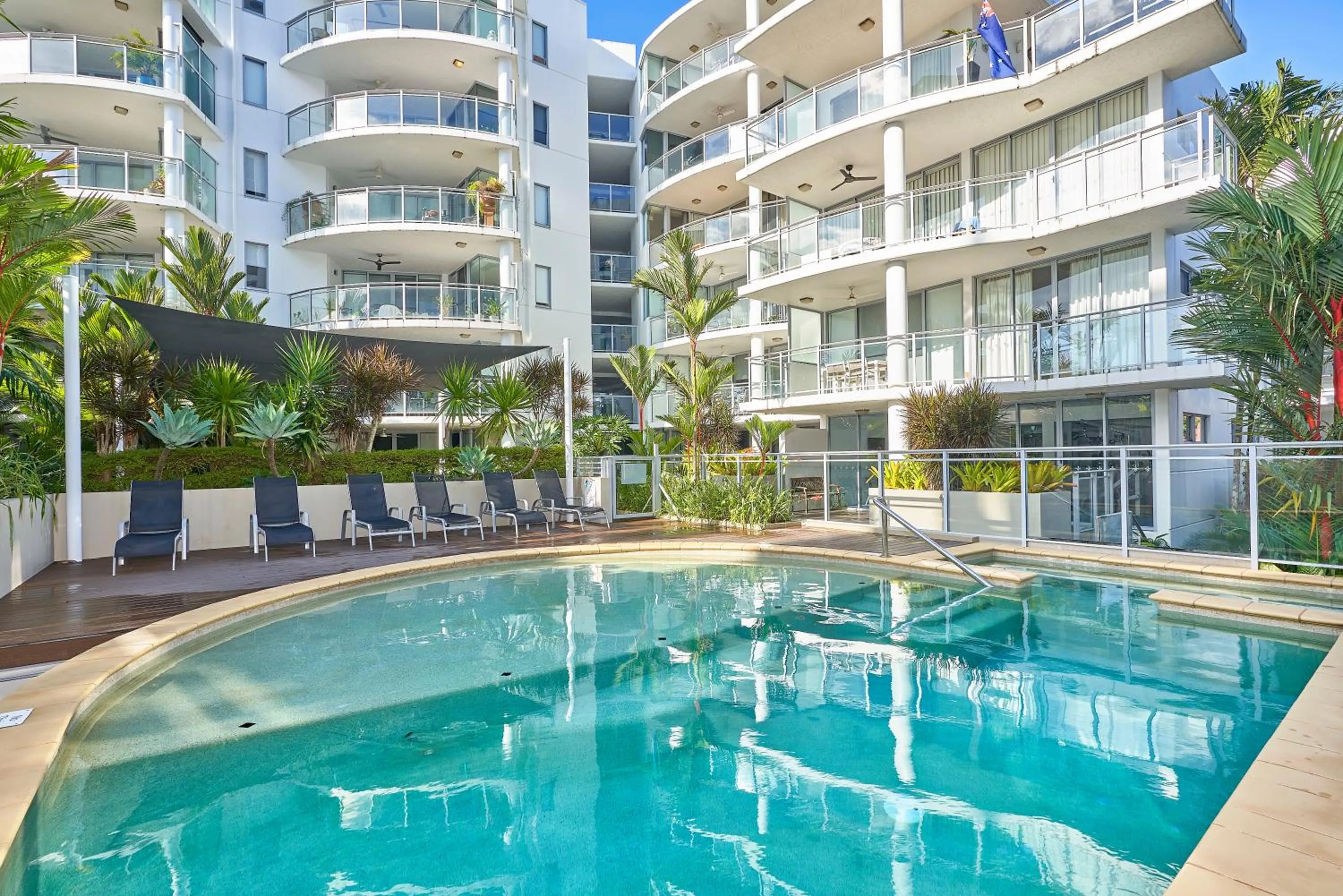 Swimming pool in Vision Apartments