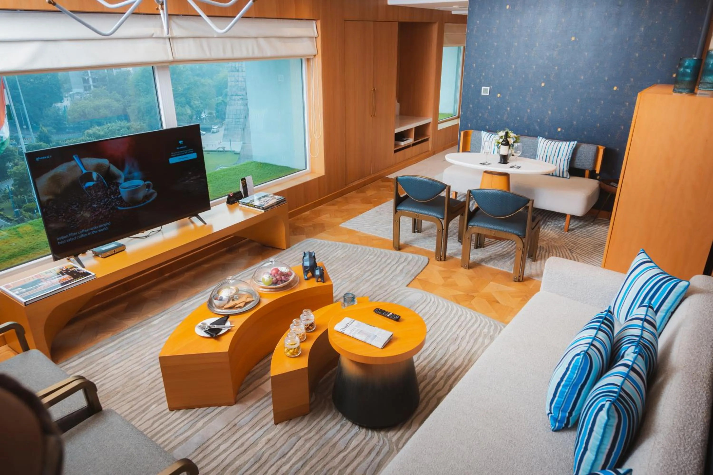 Living room in The Park New Delhi