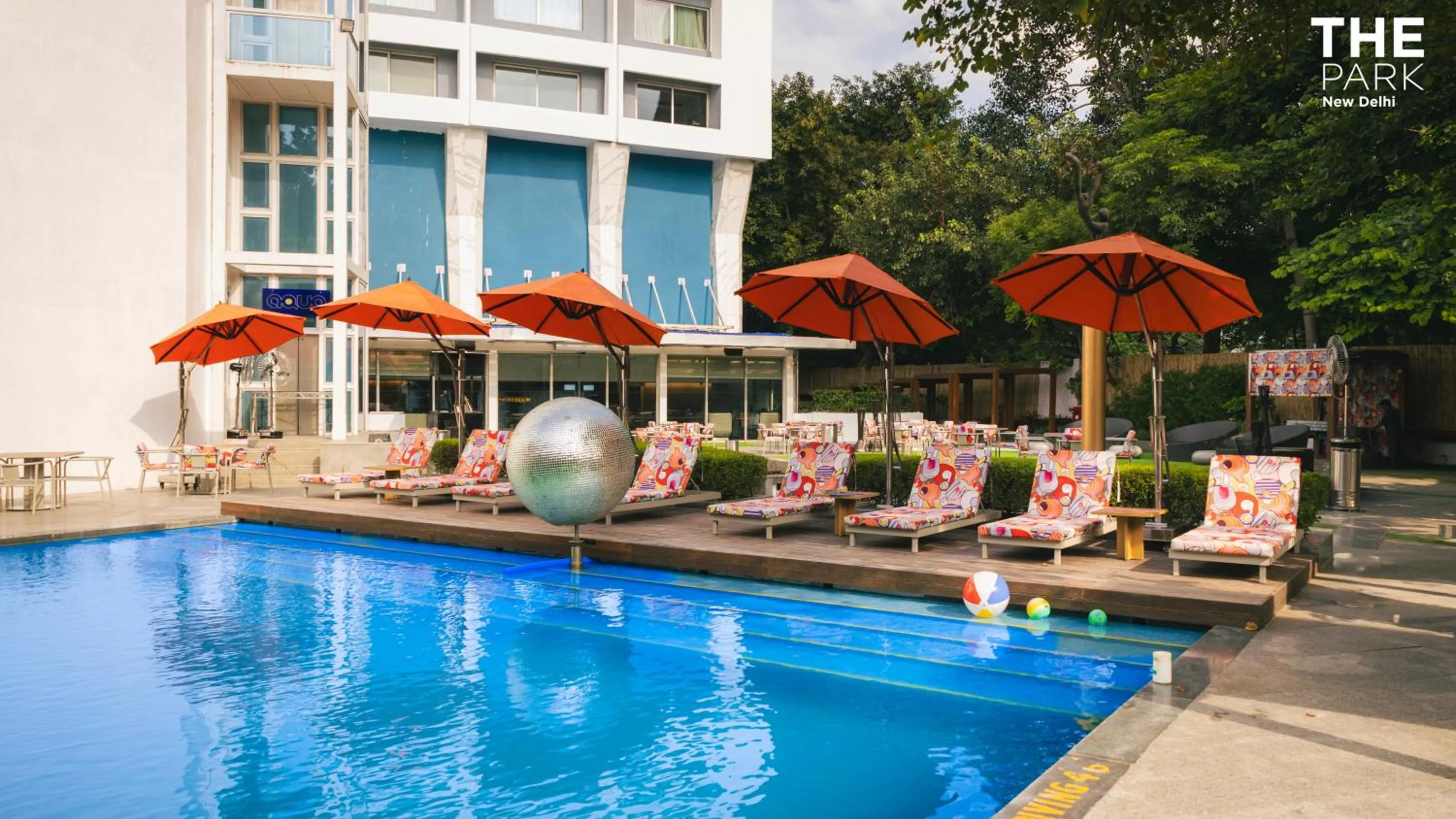 Pool view in The Park New Delhi
