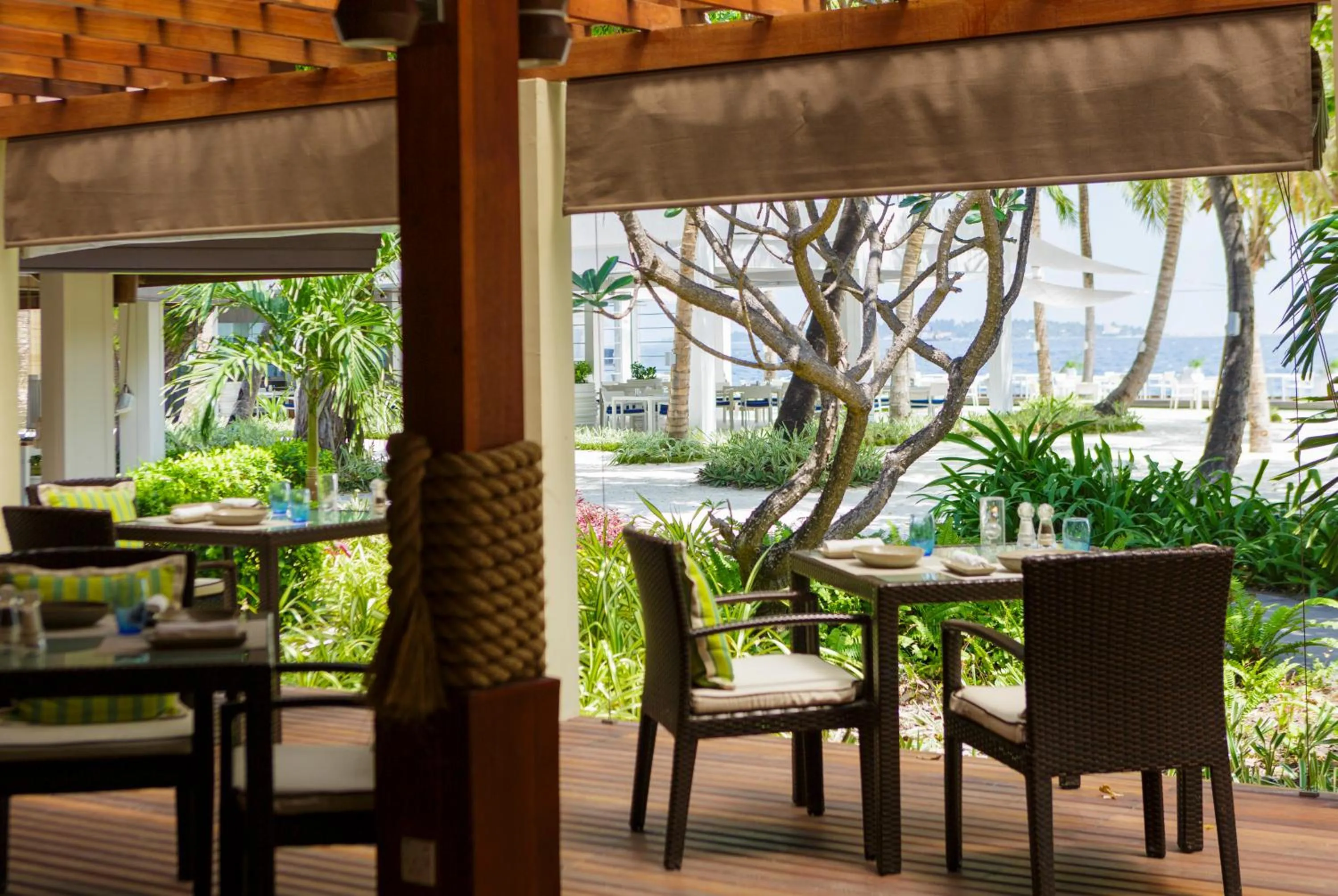 Patio in Kurumba Maldives