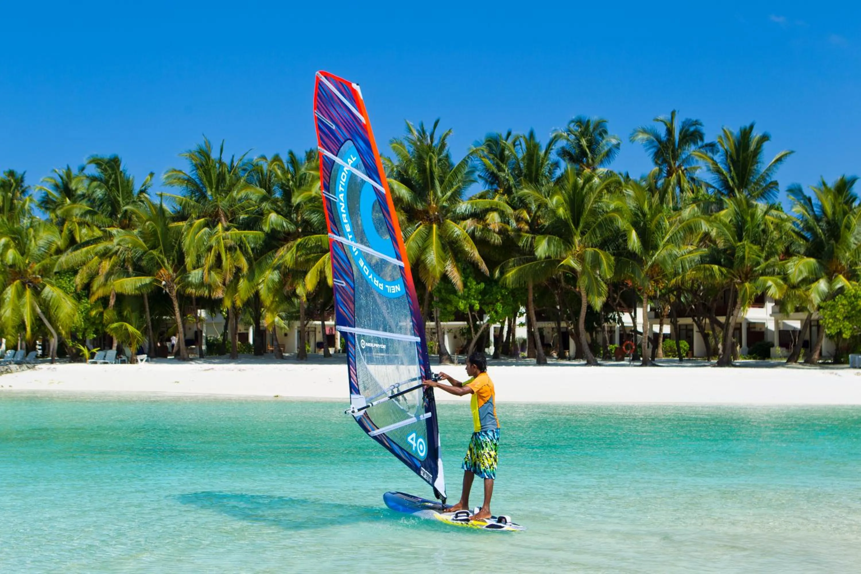 Windsurfing in Kurumba Maldives