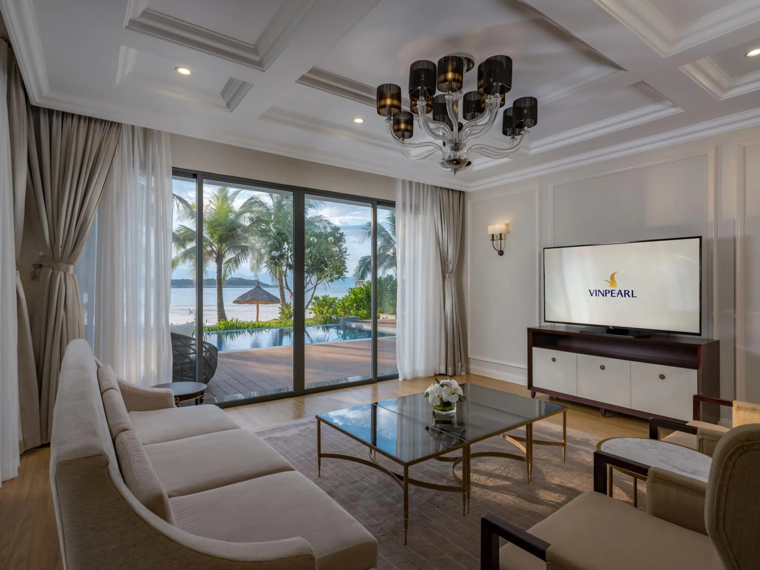 Living room in Vinpearl Resort Nha Trang