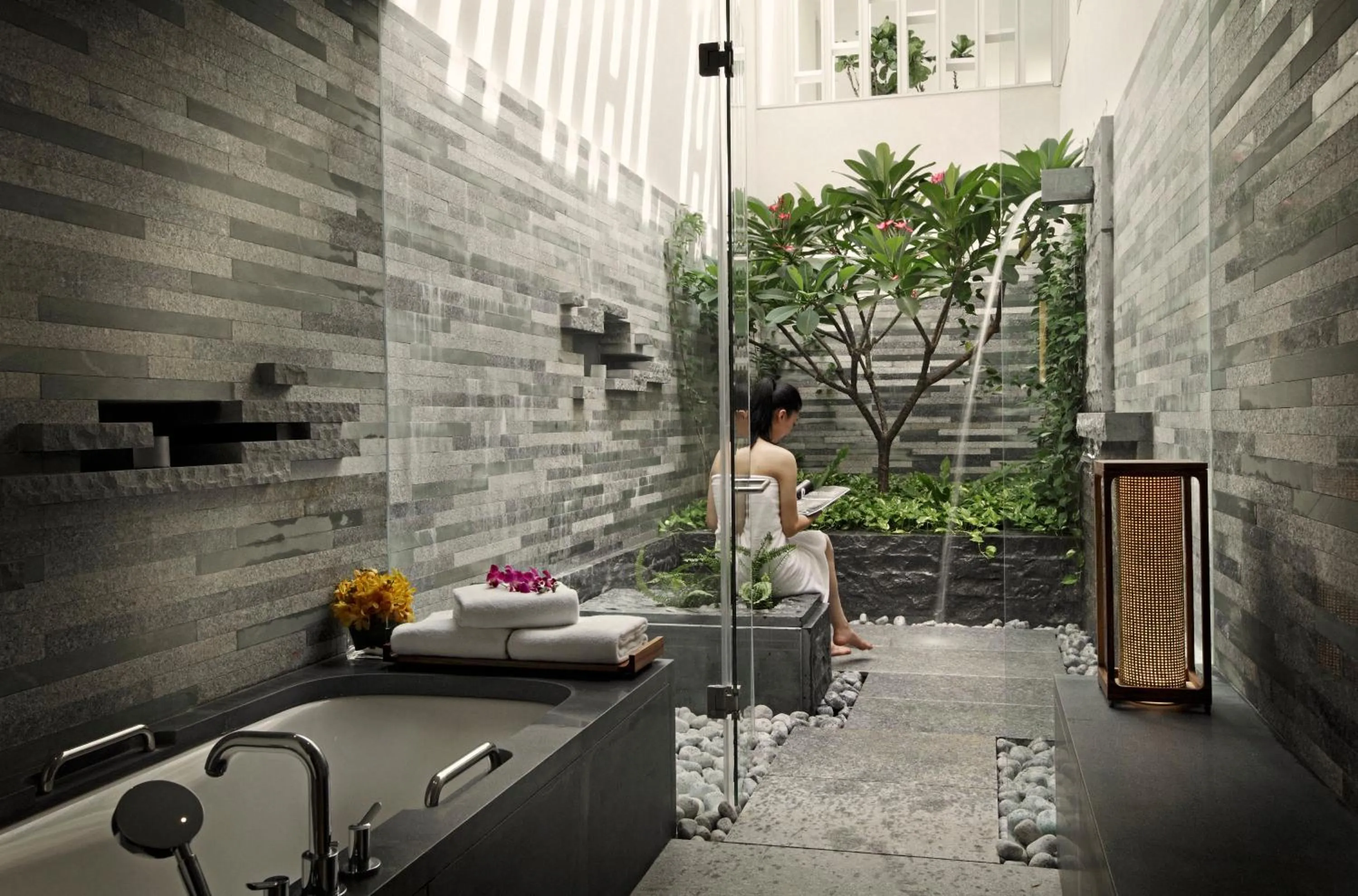 Bathroom in InterContinental Sanya Resort by IHG