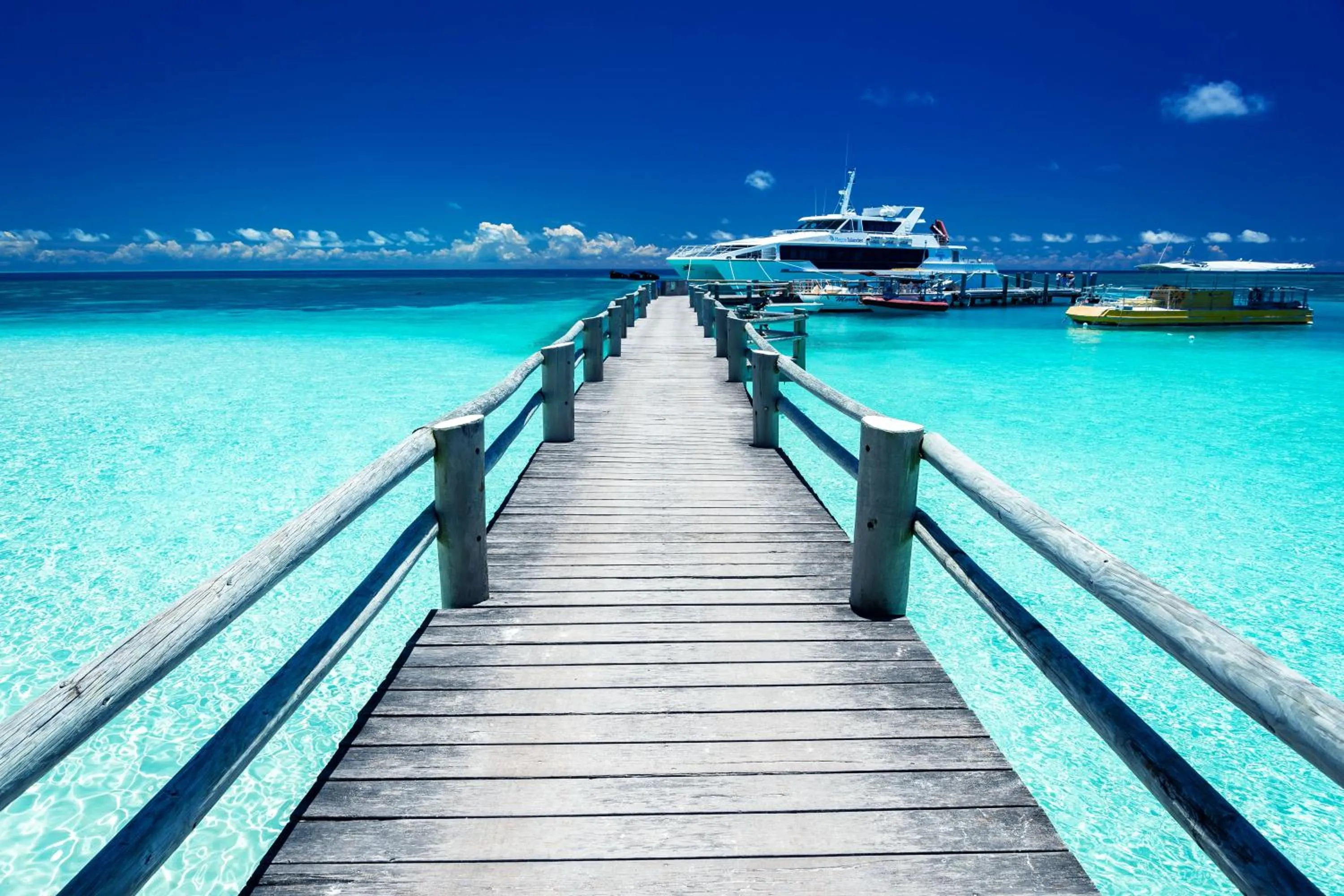 Natural landscape in Heron Island