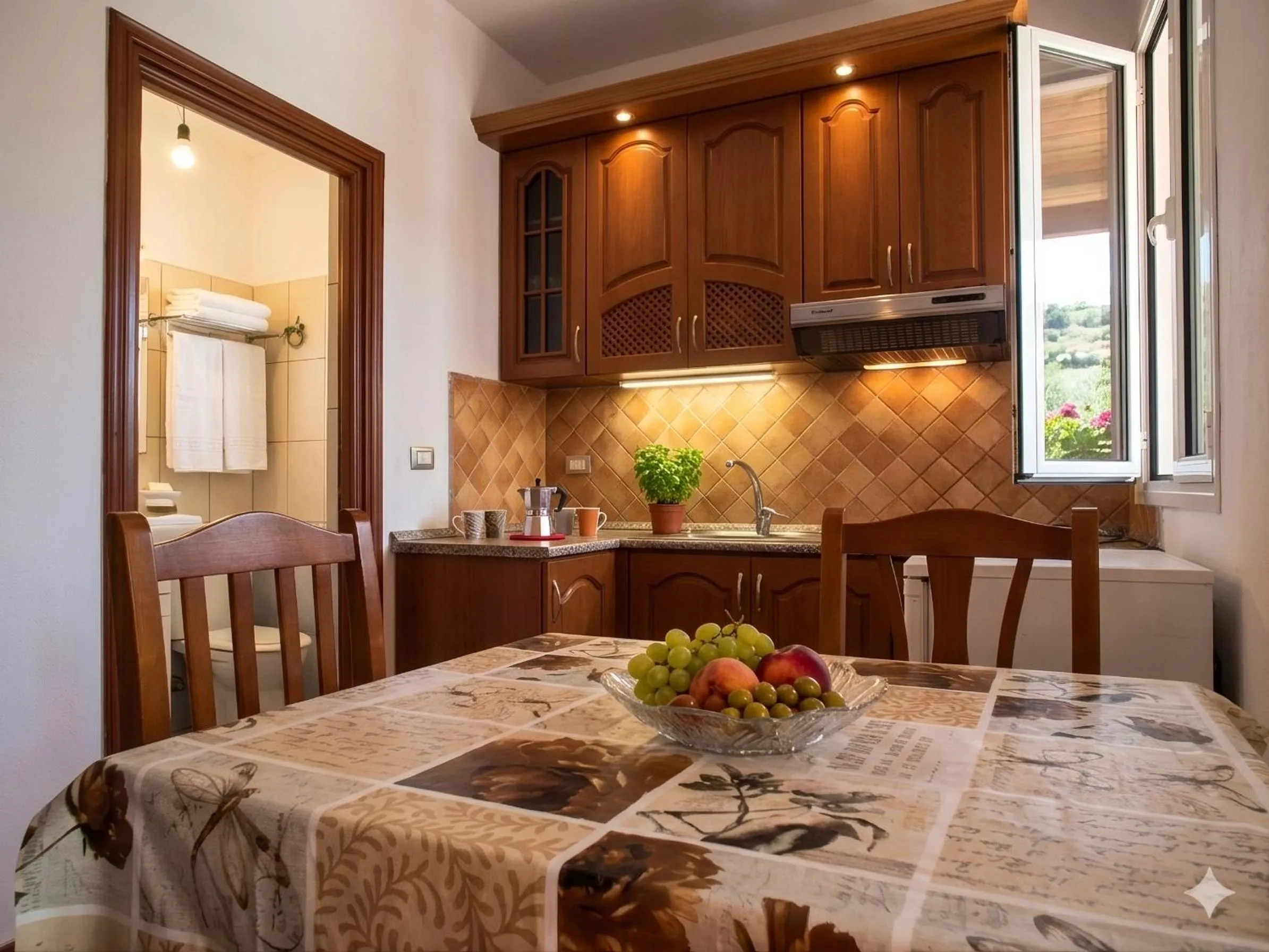 Kitchen or kitchenette in Apartments Vila Cala