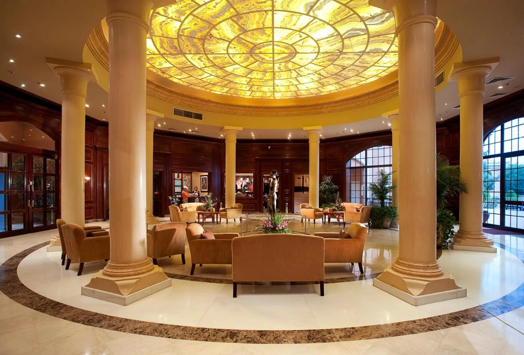 Lobby or reception in Stella Golf Hotel