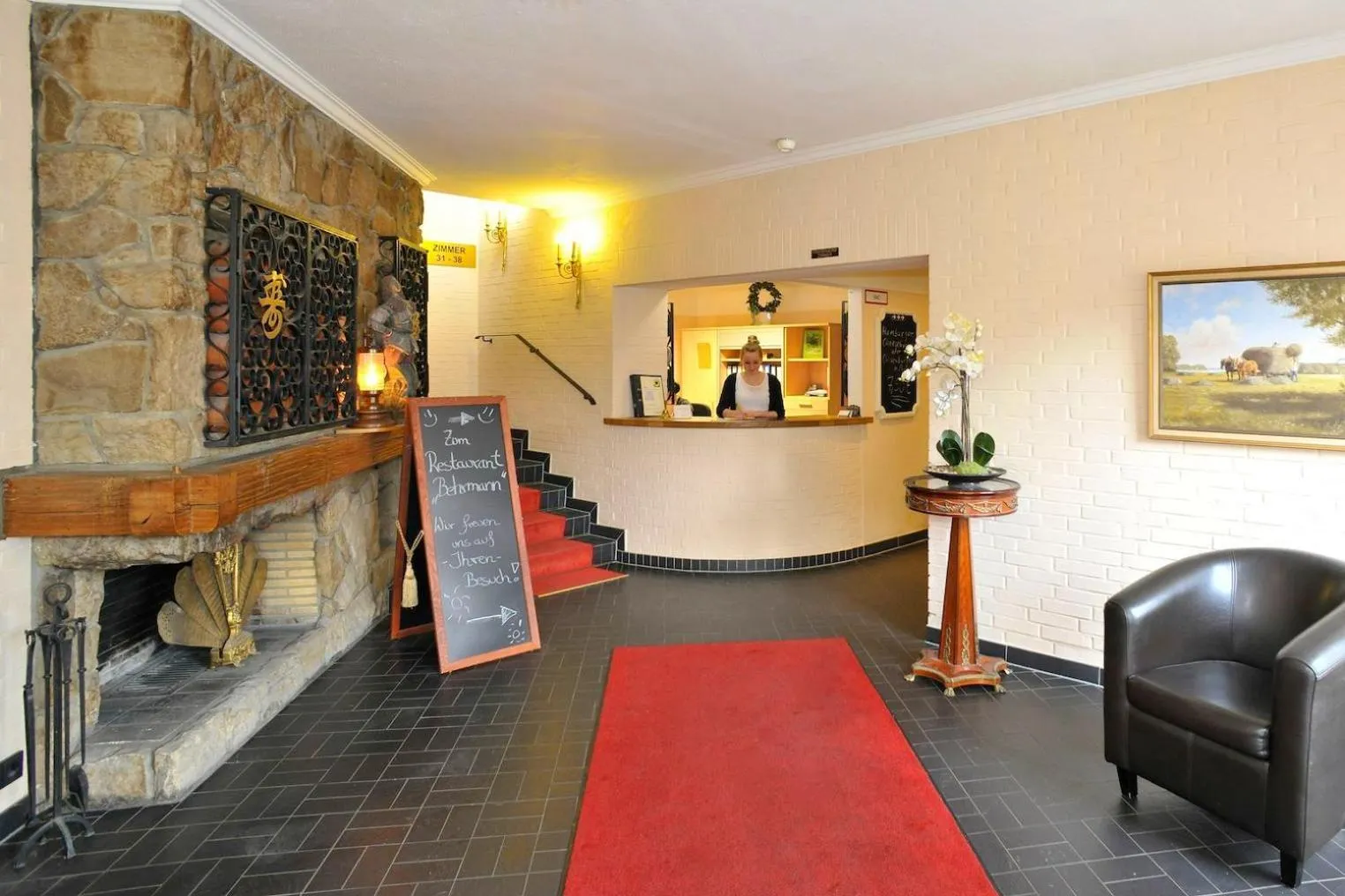 Lobby or reception in Hotel Behrmann