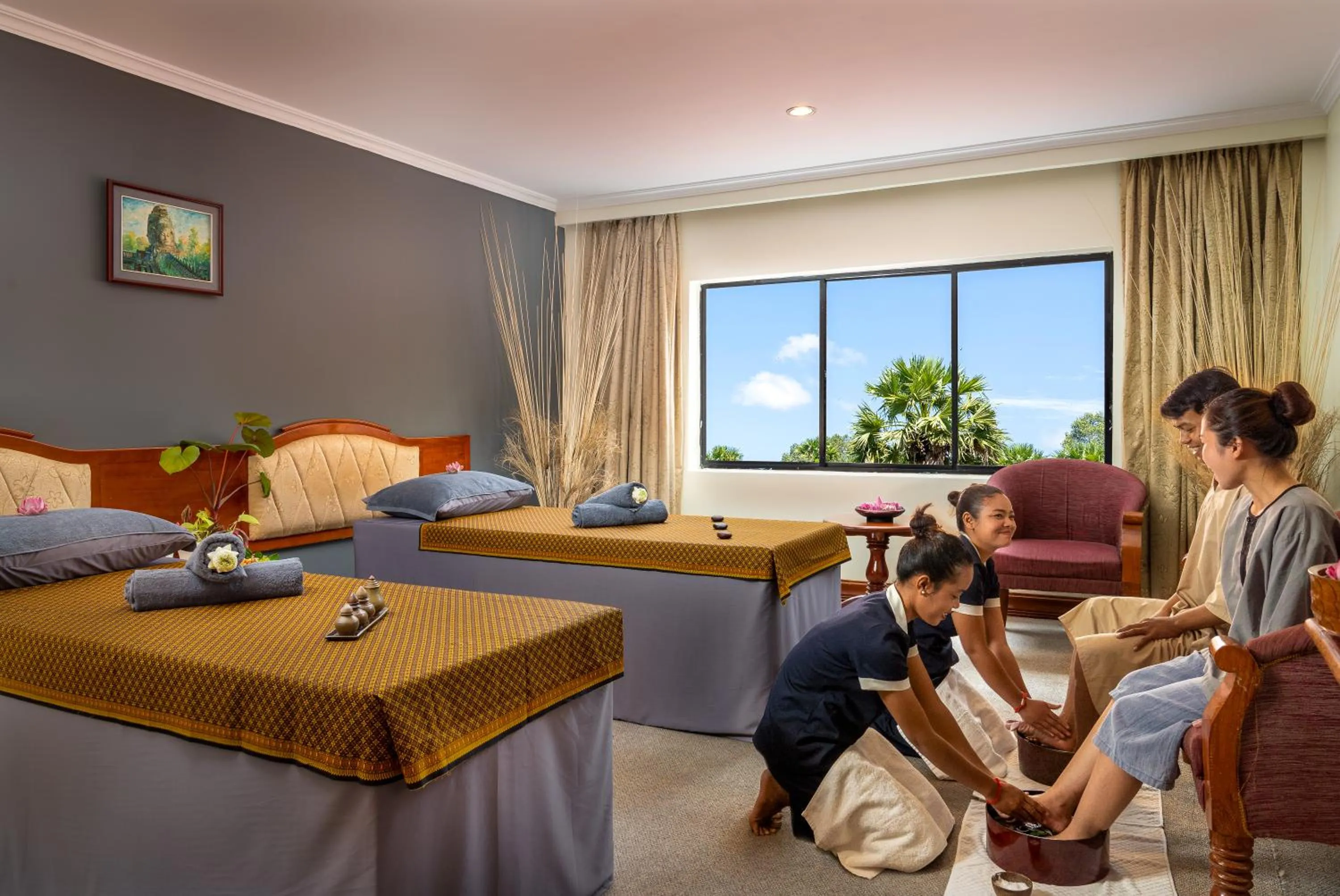 Massage in Dragon Royal Angkor Hotel