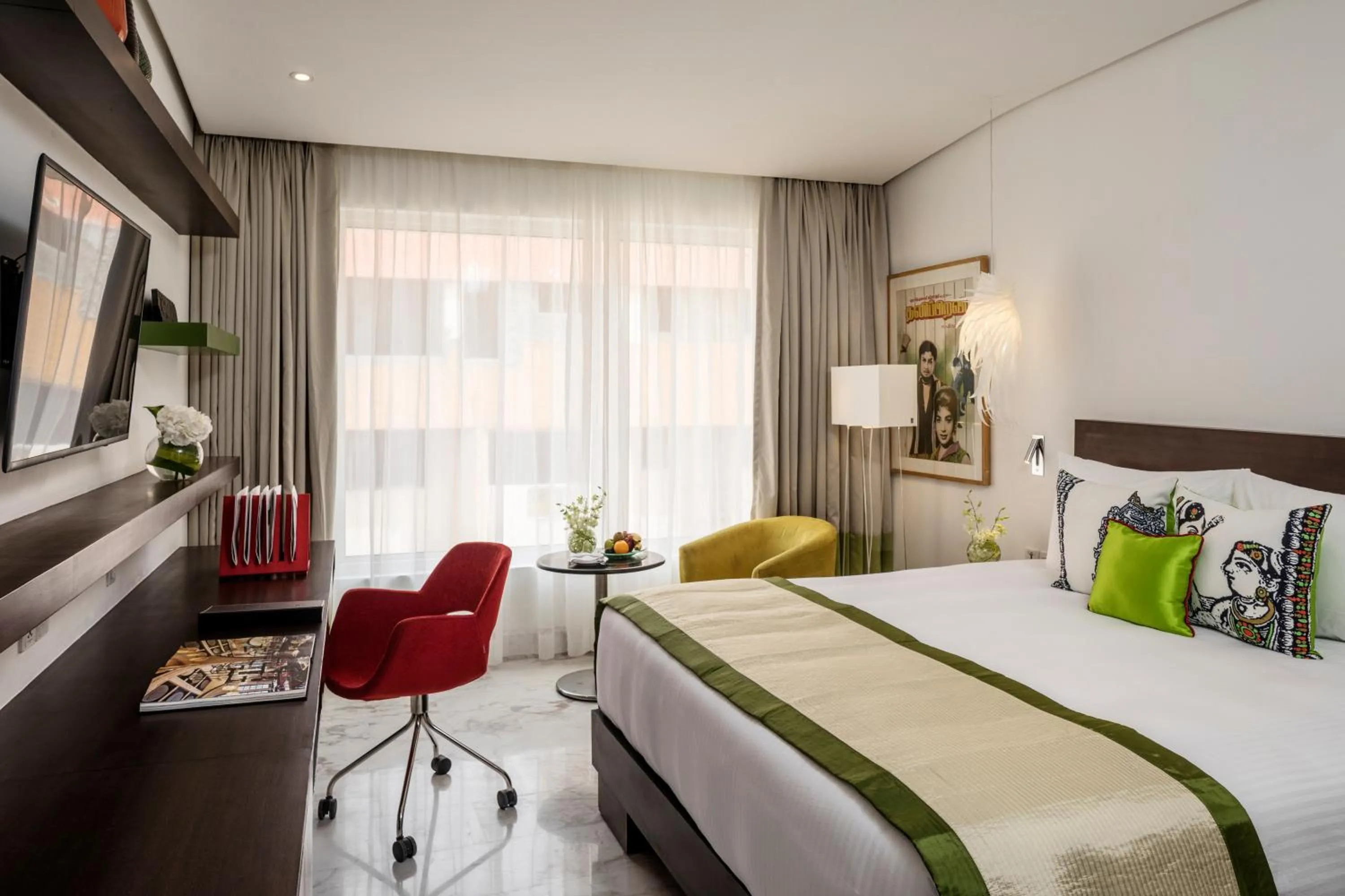 Living room, Bed in The Park Chennai