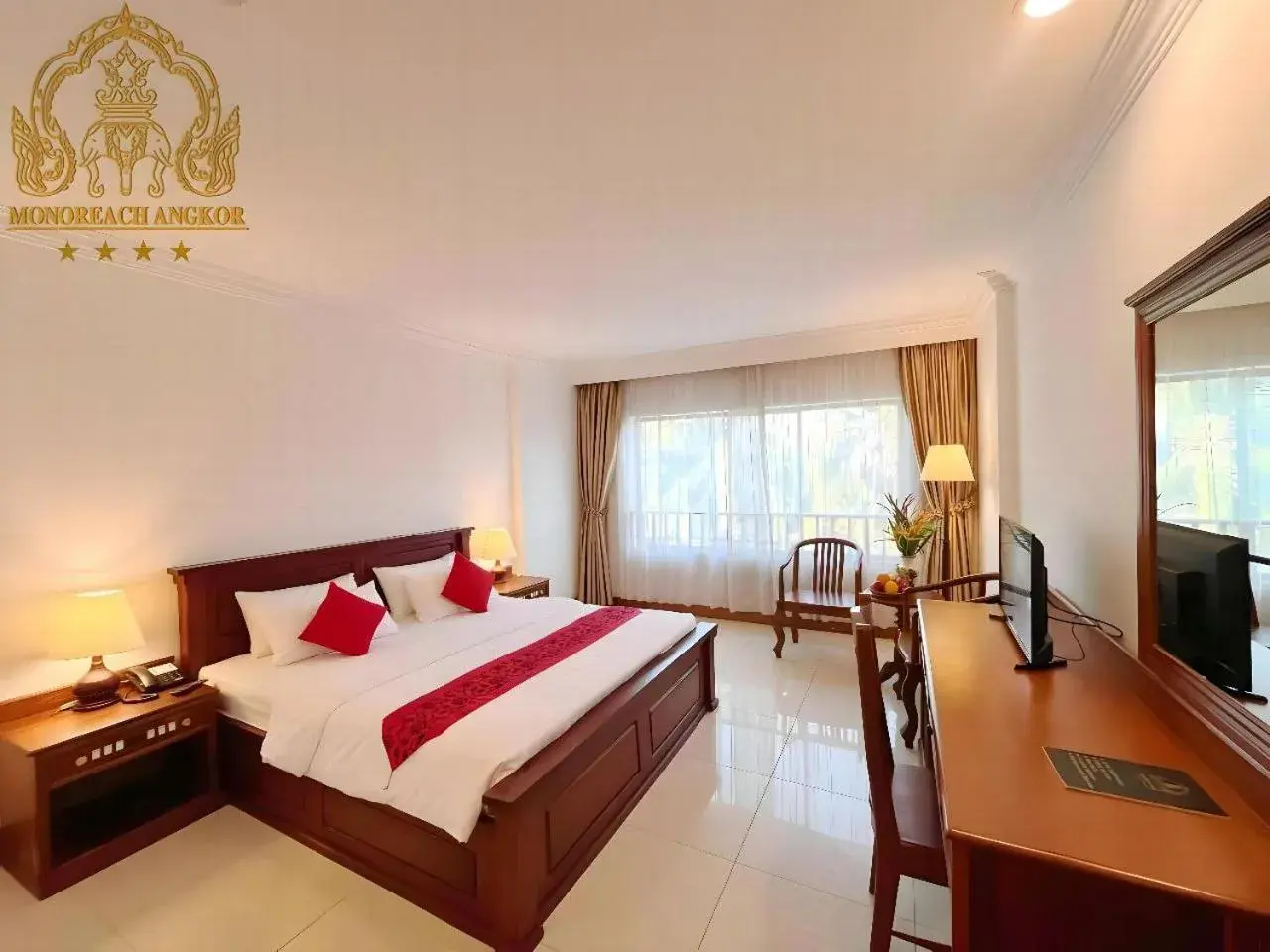 Photo of the whole room, Bed in Monoreach Angkor Hotel Photo of the whole room, Bed in Monoreach Angkor Hotel