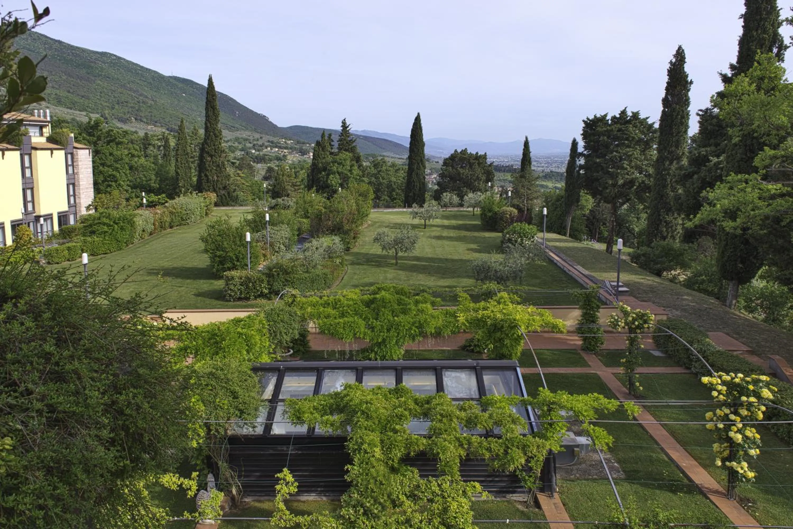 Garden view in BV Grand Hotel Assisi