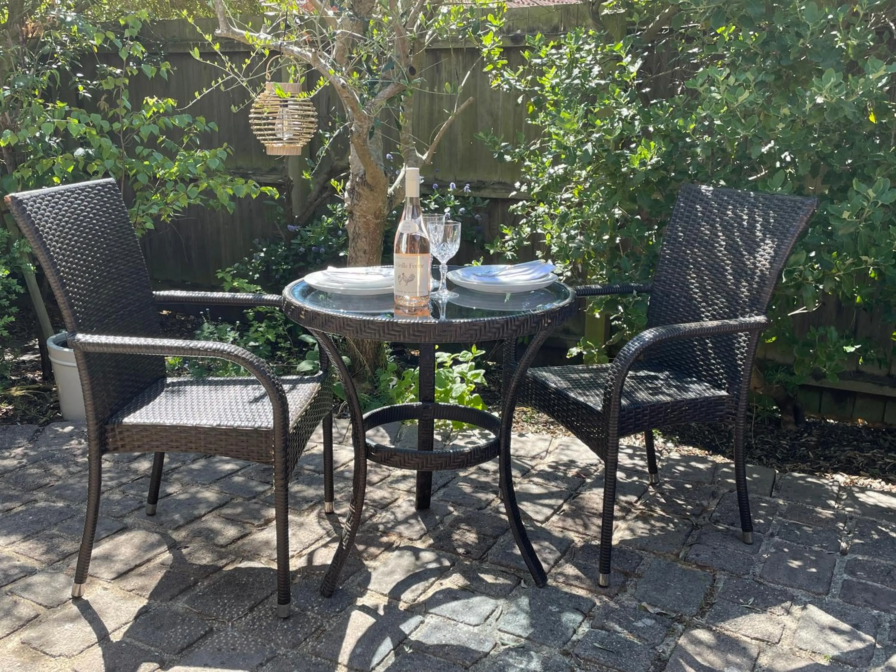 Patio in Dairy Cottage Luxury B&B