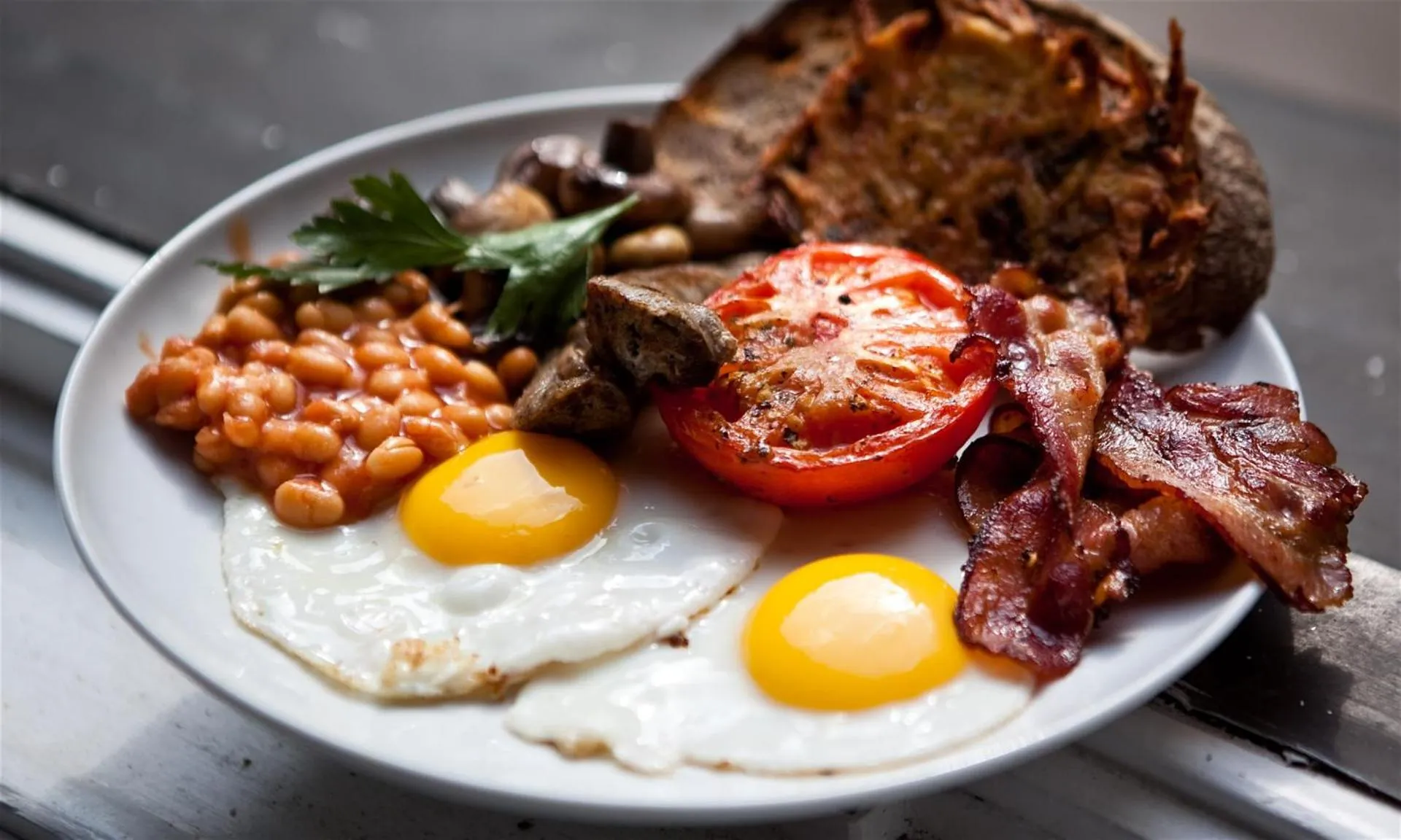 English/Irish breakfast in Dairy Cottage Luxury B&B