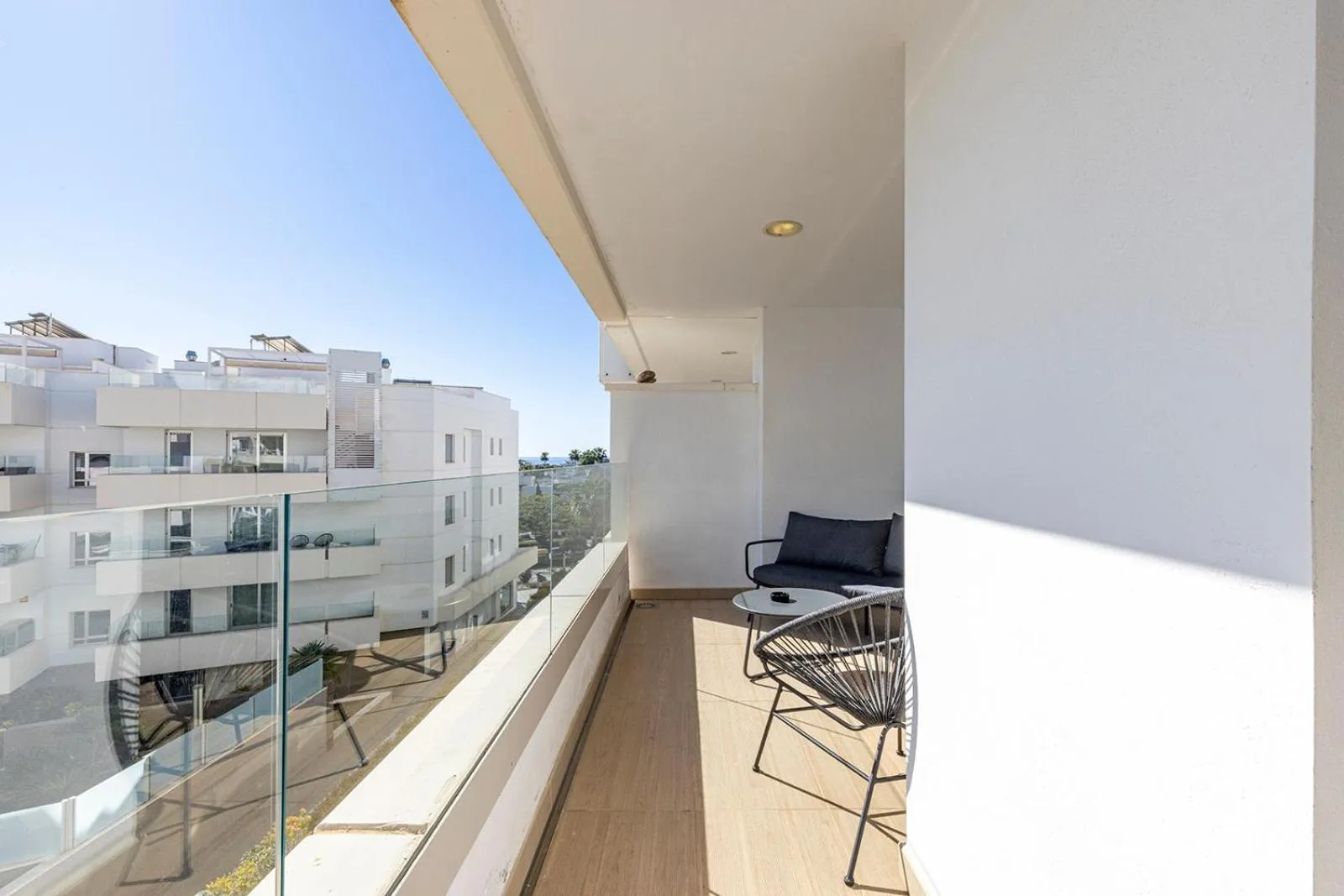 Balcony/Terrace in Aqua Apartments Vento, Marbella
