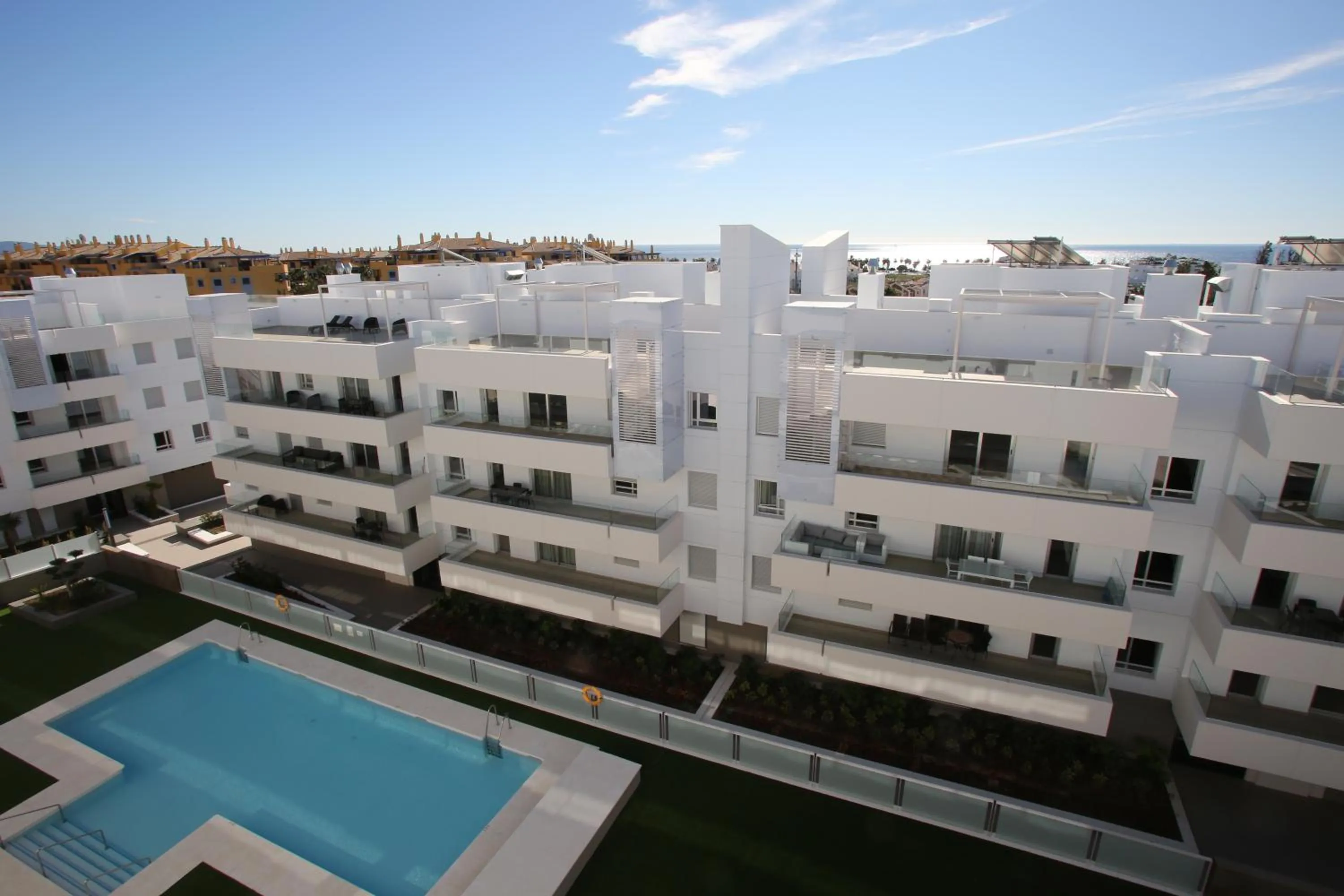 Pool view in Aqua Apartments Vento, Marbella