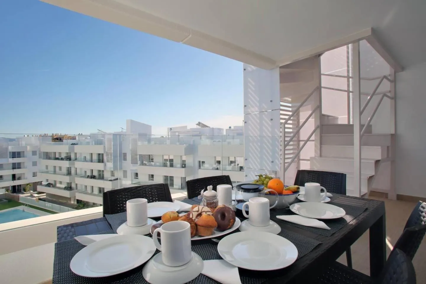Balcony/Terrace in Aqua Apartments Vento, Marbella