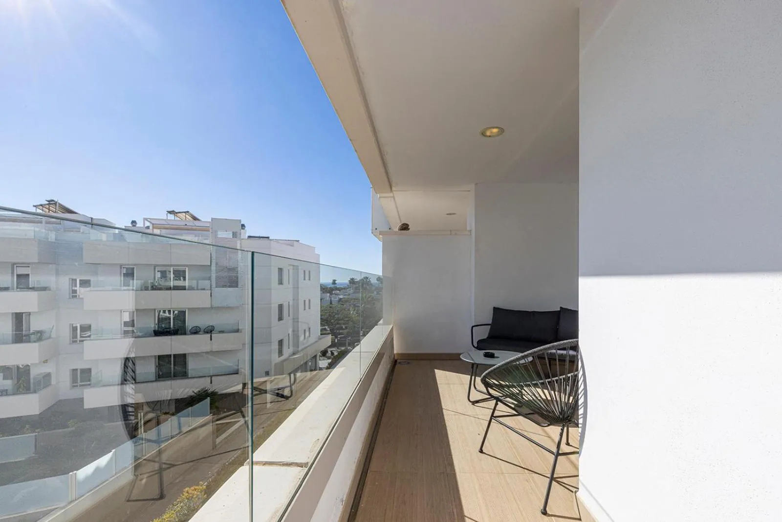 Balcony/Terrace in Aqua Apartments Vento, Marbella