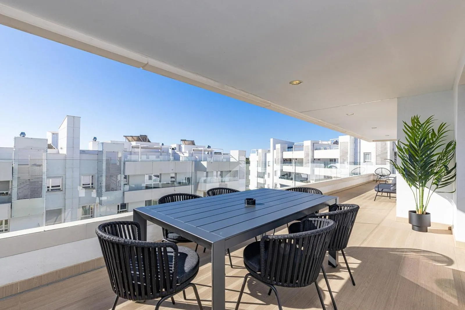 Balcony/Terrace in Aqua Apartments Vento, Marbella