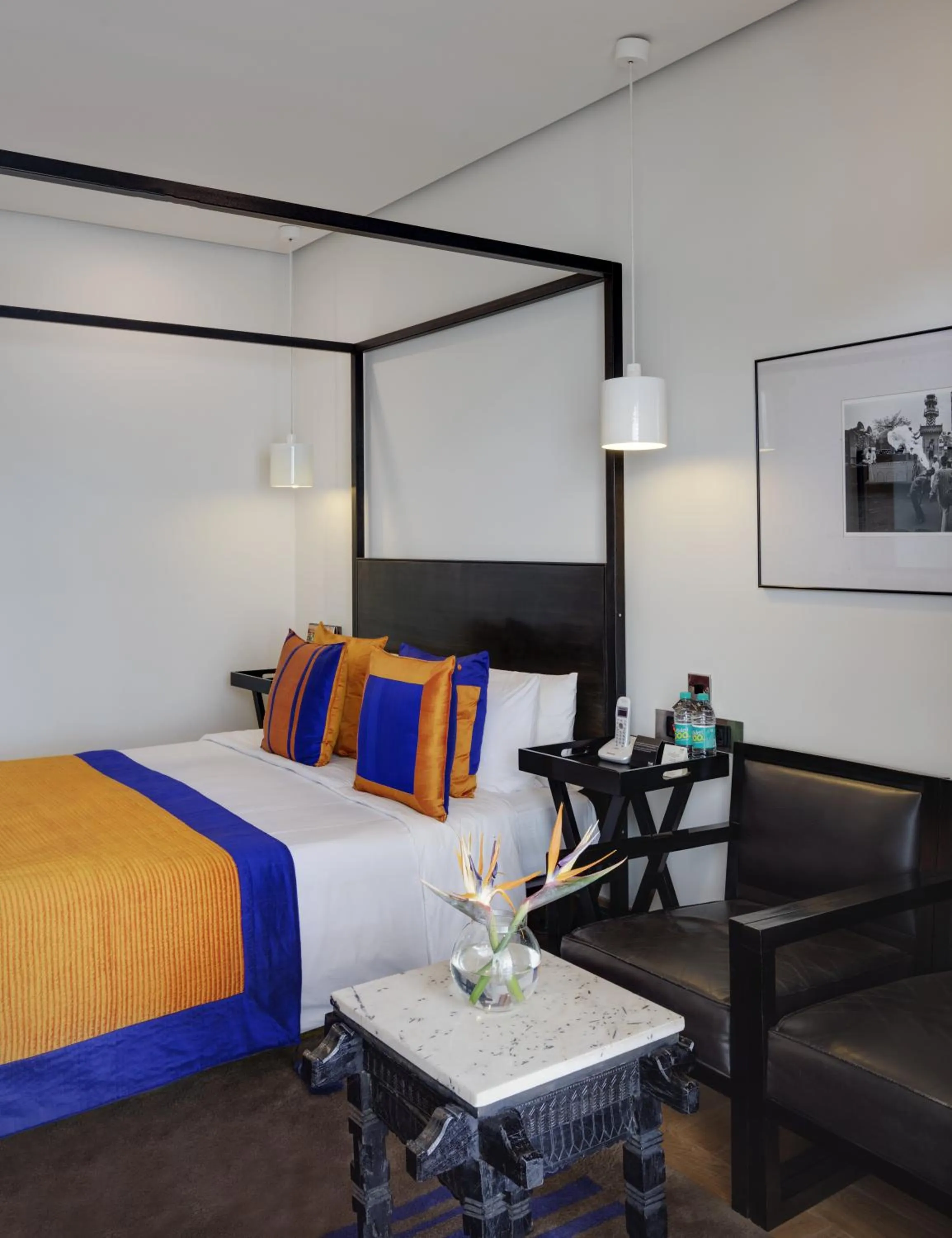 Decorative detail, Bed in The Park Bangalore, MG Road