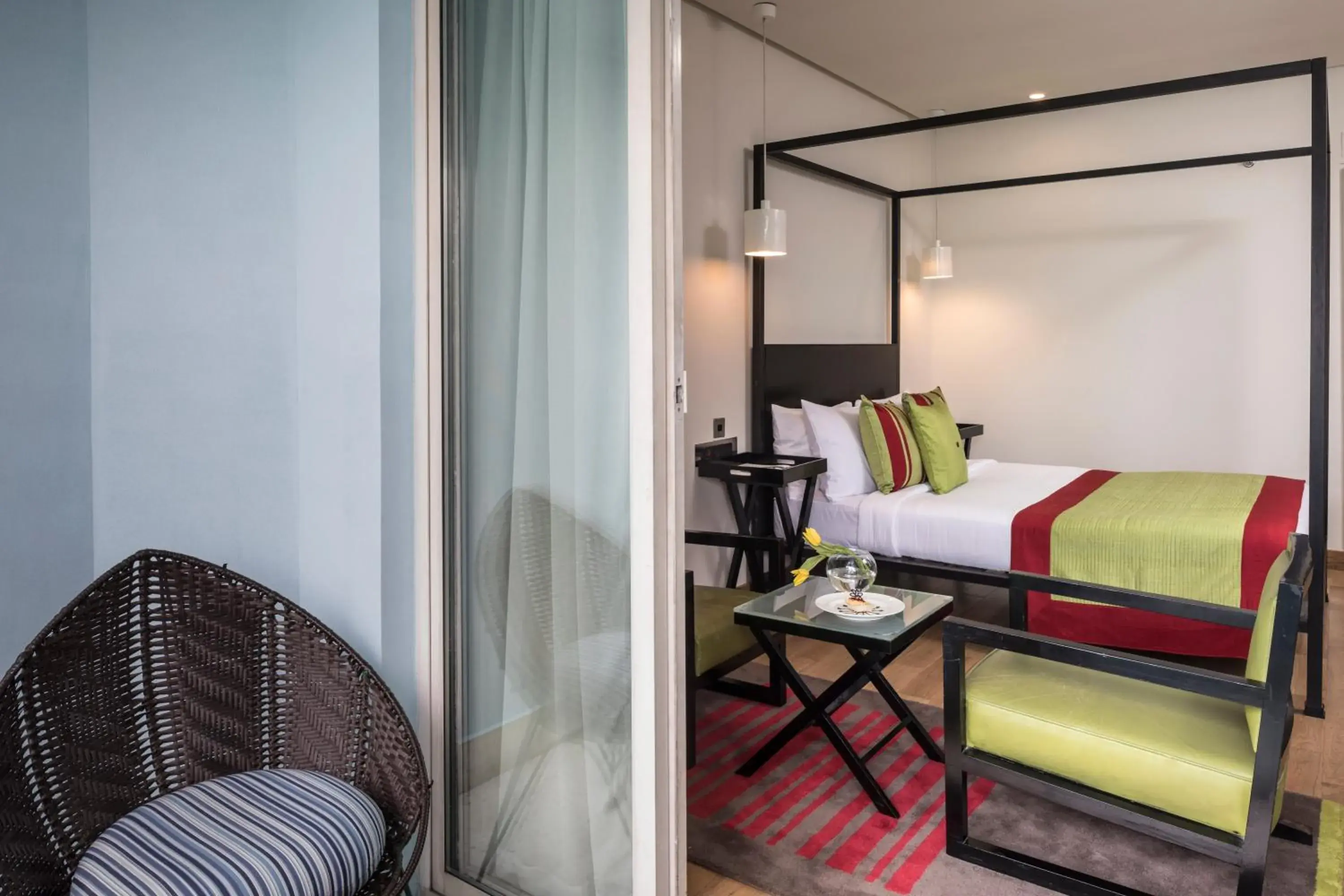 Deluxe Double Room with Balcony in The Park Bangalore, MG Road Deluxe Double Room with Balcony in The Park Bangalore, MG Road