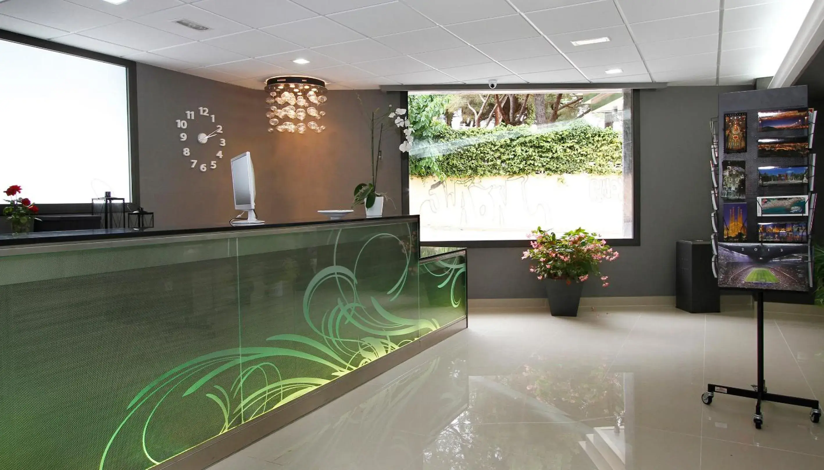 Lobby or reception in Summer Hotel Lobby or reception in Summer Hotel