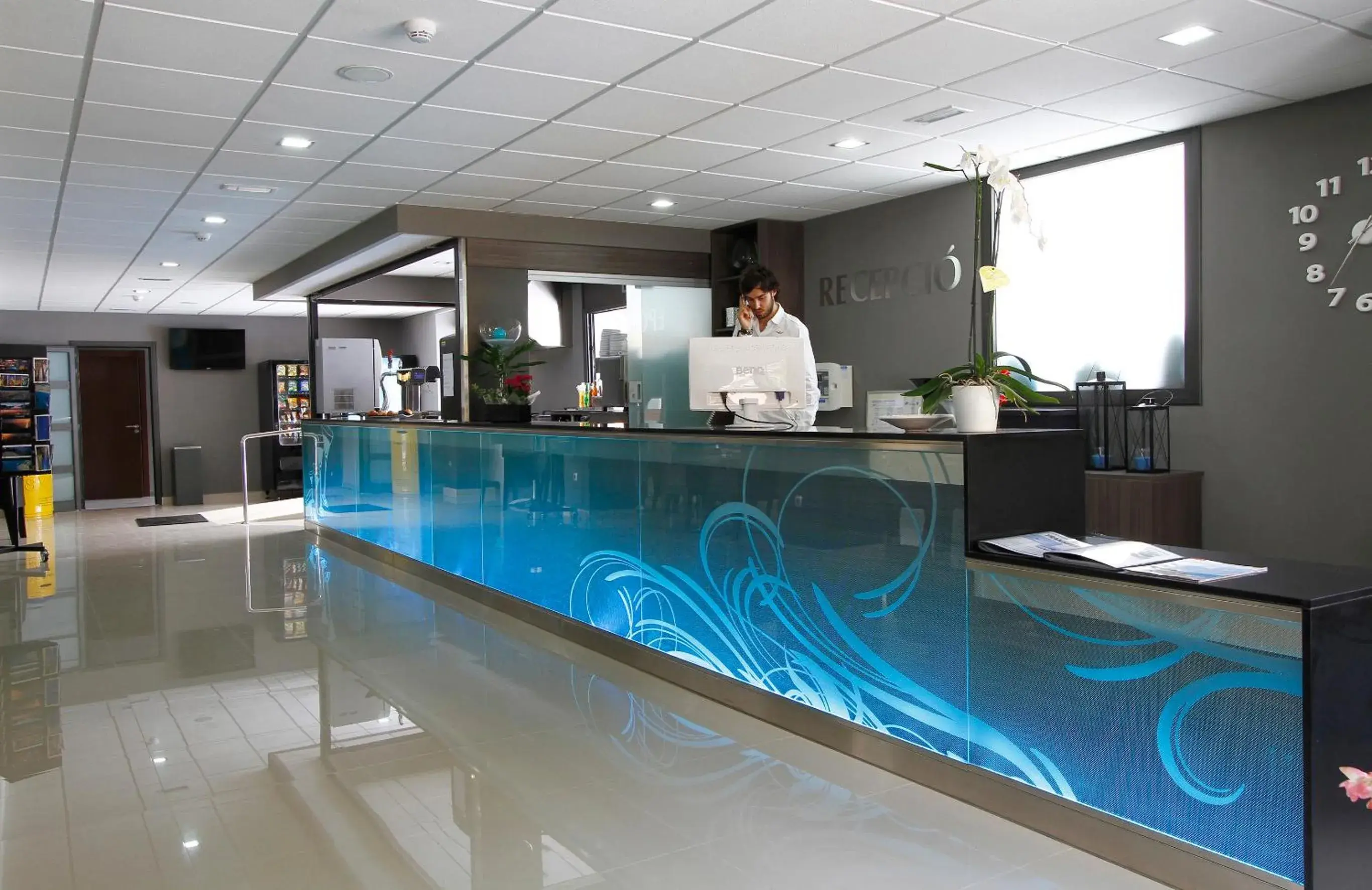 Lobby or reception in Summer Hotel Lobby or reception in Summer Hotel