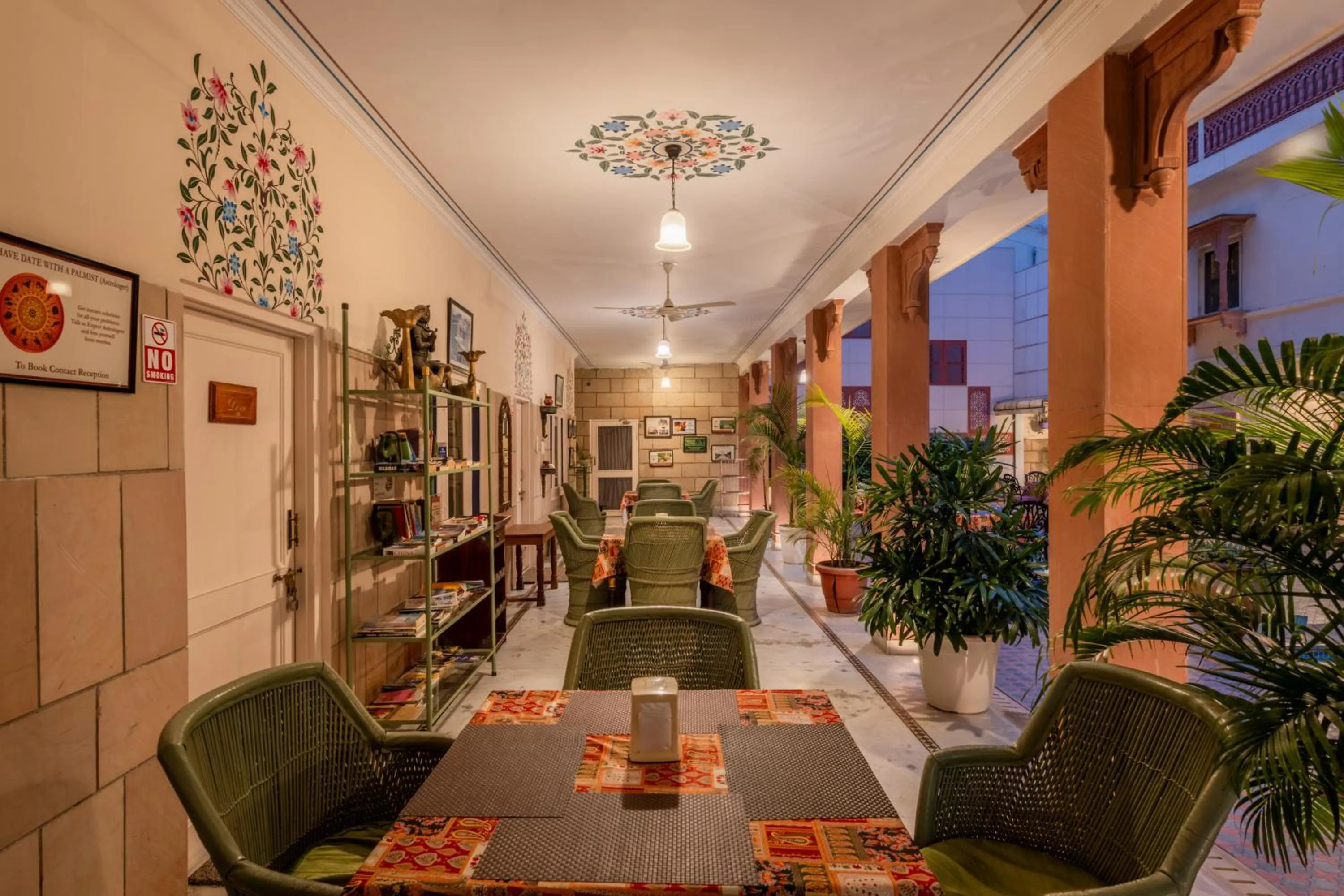 Patio in Suryaa Villa - A Boutique Heritage Hotel