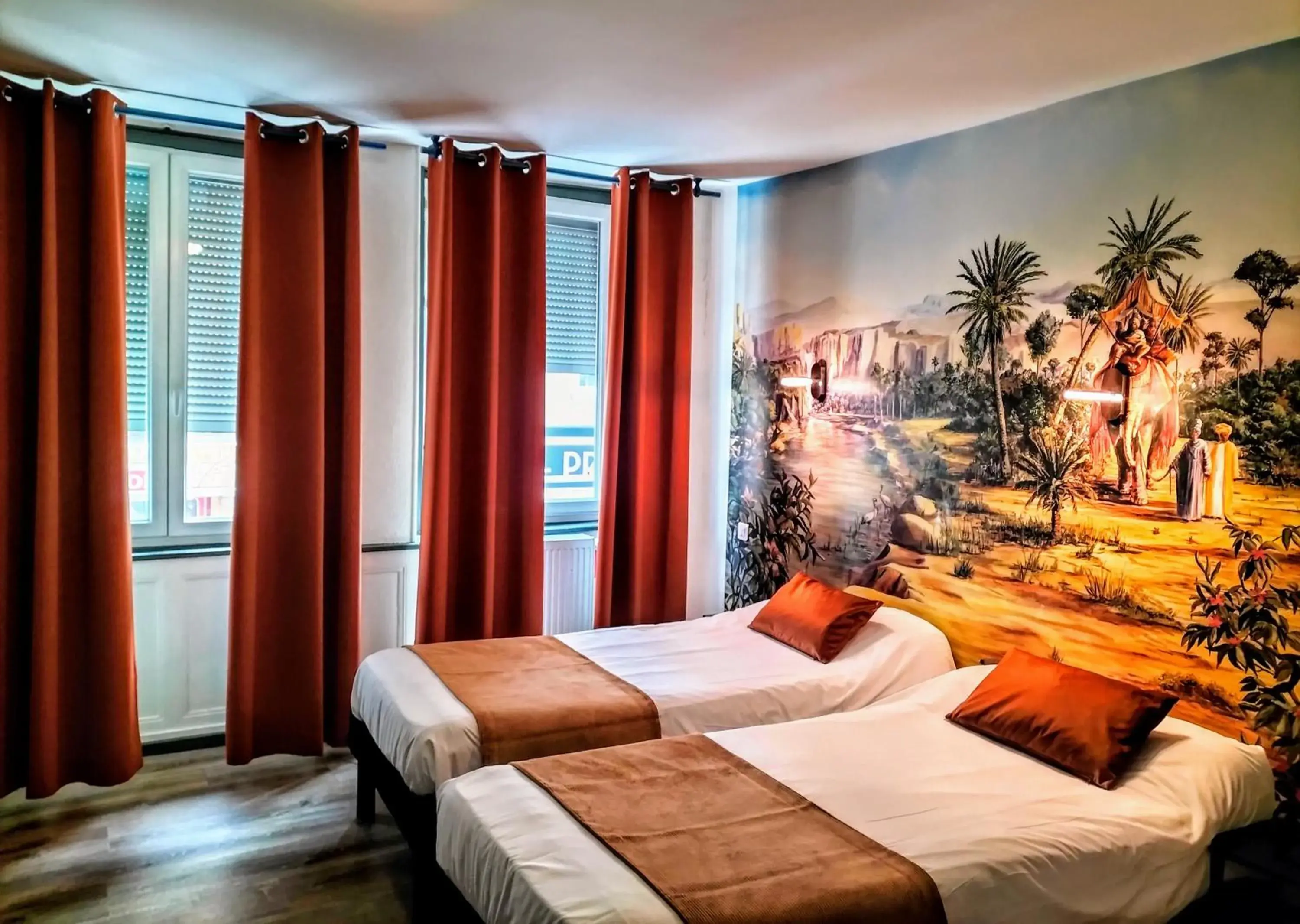 Twin Room in Hotel Restaurant Herard Twin Room in Hotel Restaurant Herard