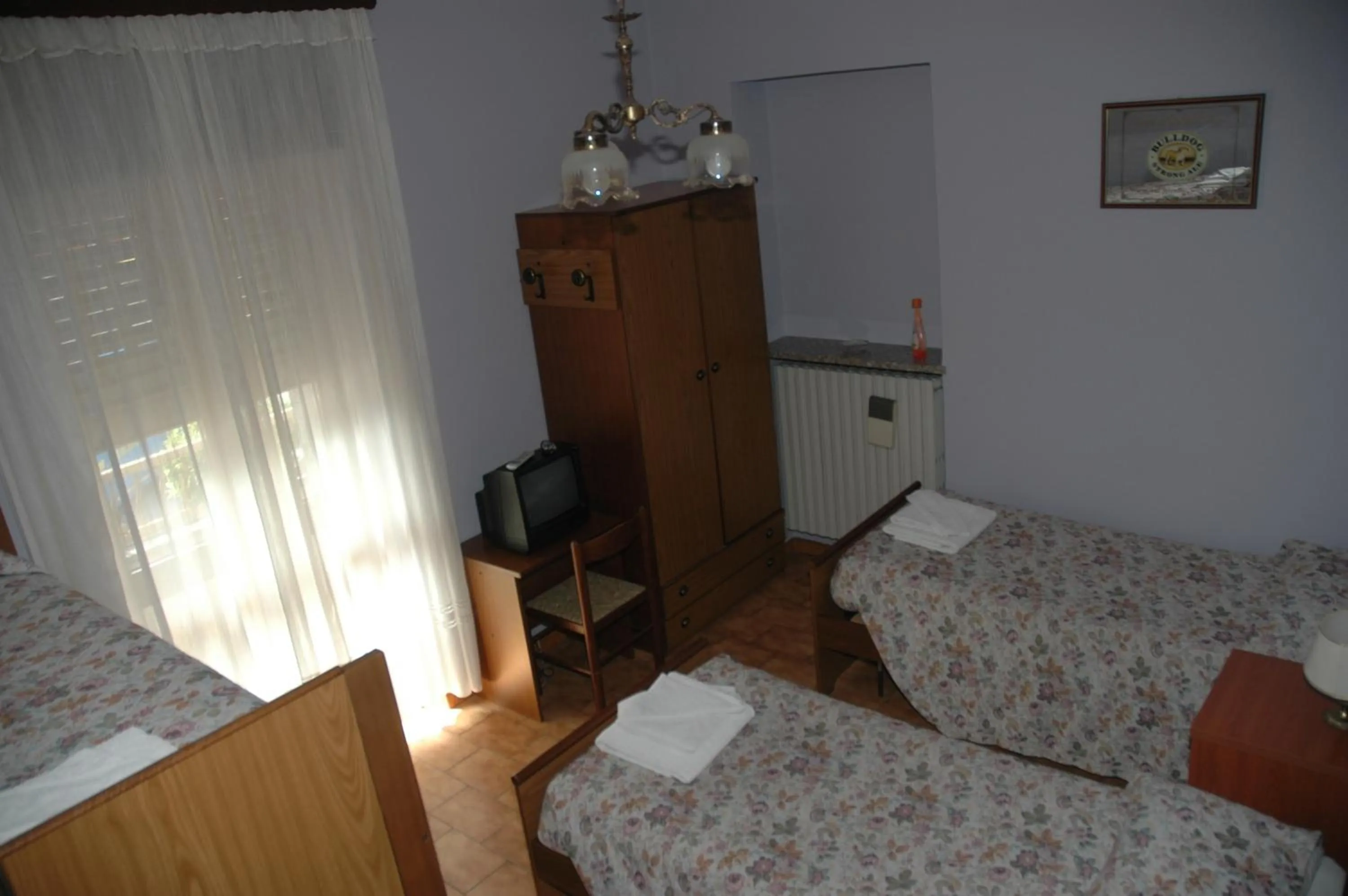 Bed in Hotel Valentino