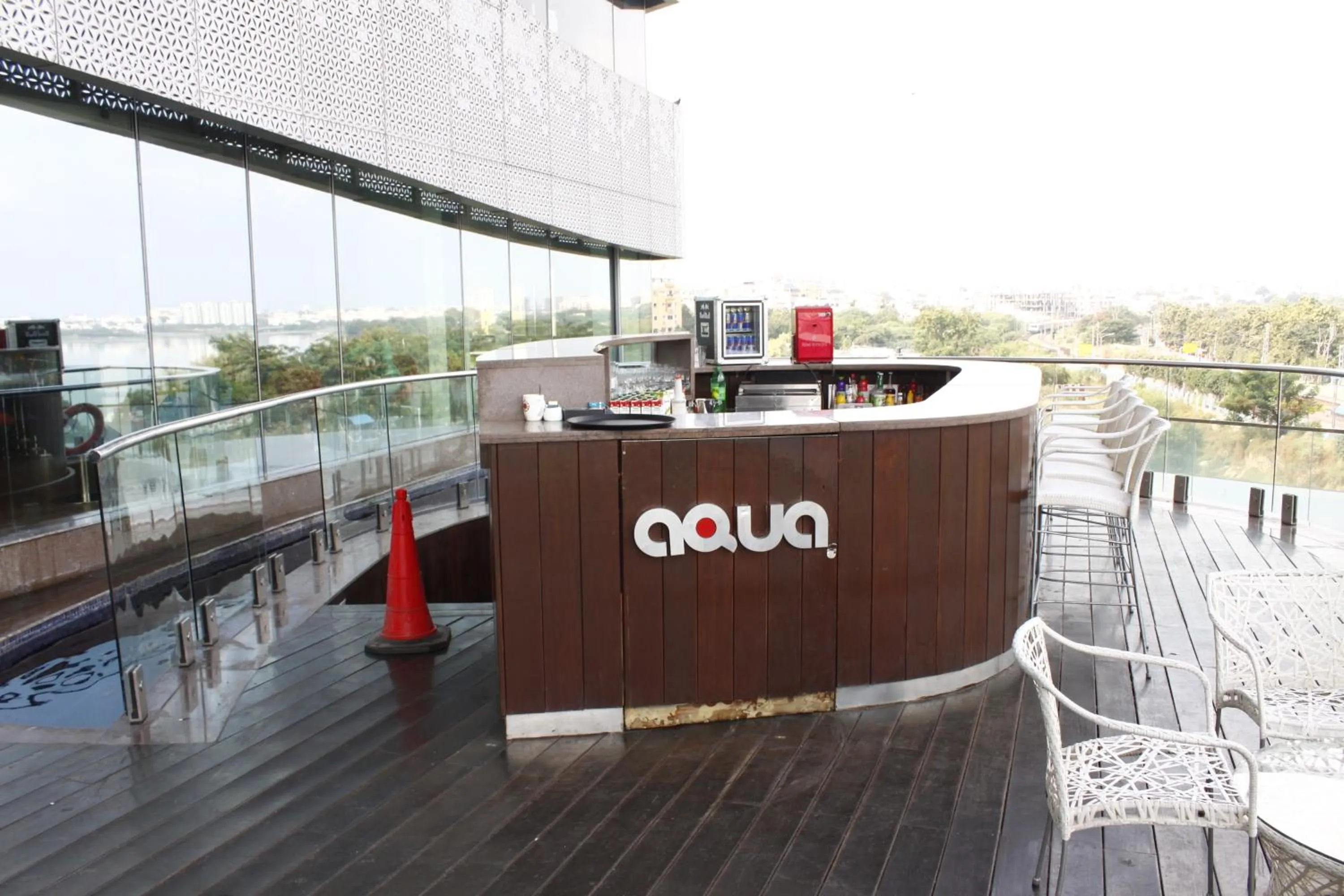 Lounge or bar in The Park Hyderabad, Banjara Hills near Hussain Sagar Lake