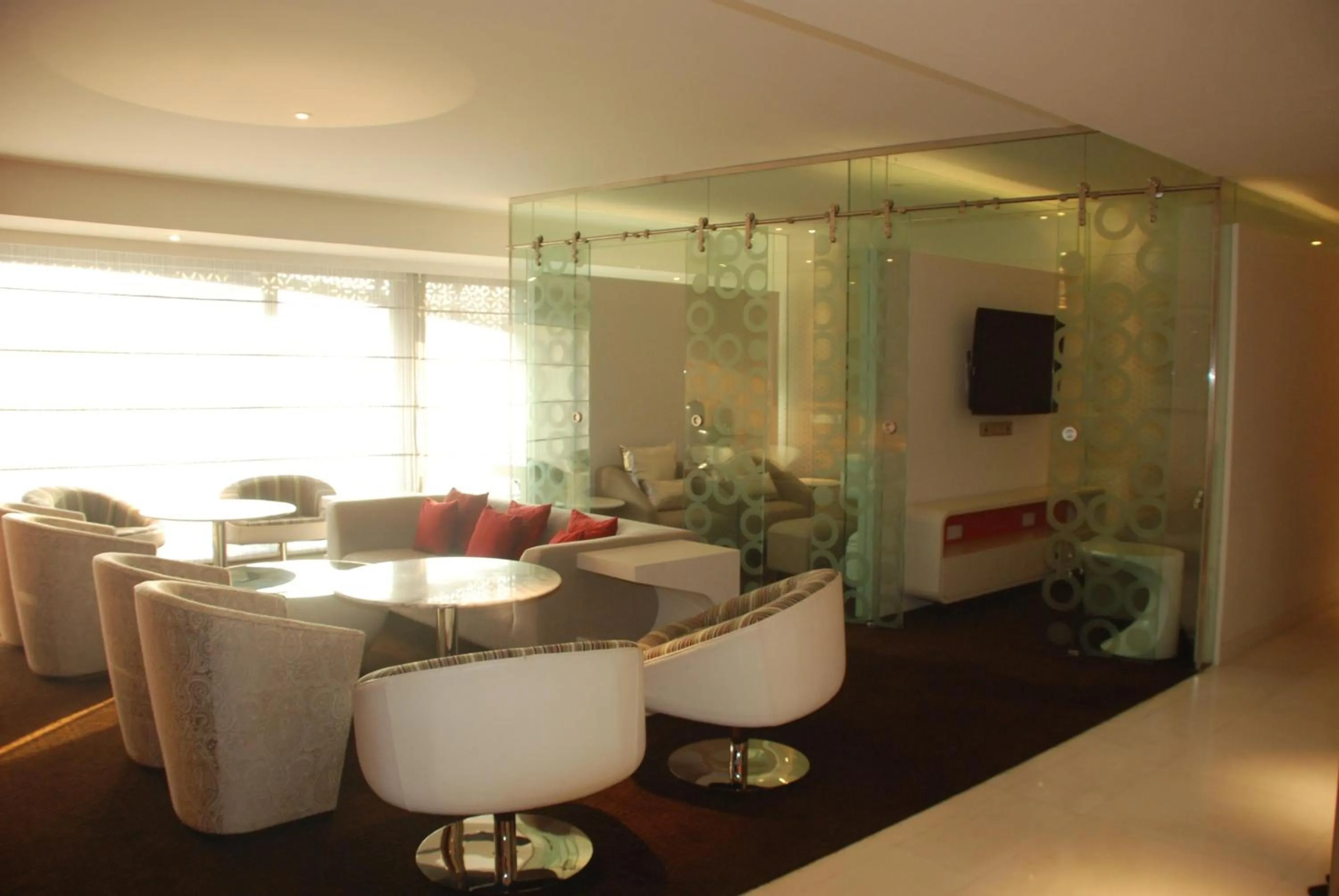 Lounge or bar in The Park Hyderabad, Banjara Hills near Hussain Sagar Lake