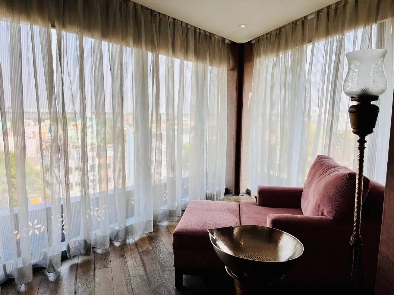 Living room in The Park Hyderabad, Banjara Hills near Hussain Sagar Lake