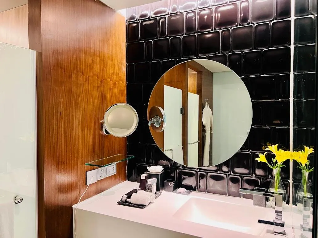 Shower in The Park Hyderabad, Banjara Hills near Hussain Sagar Lake