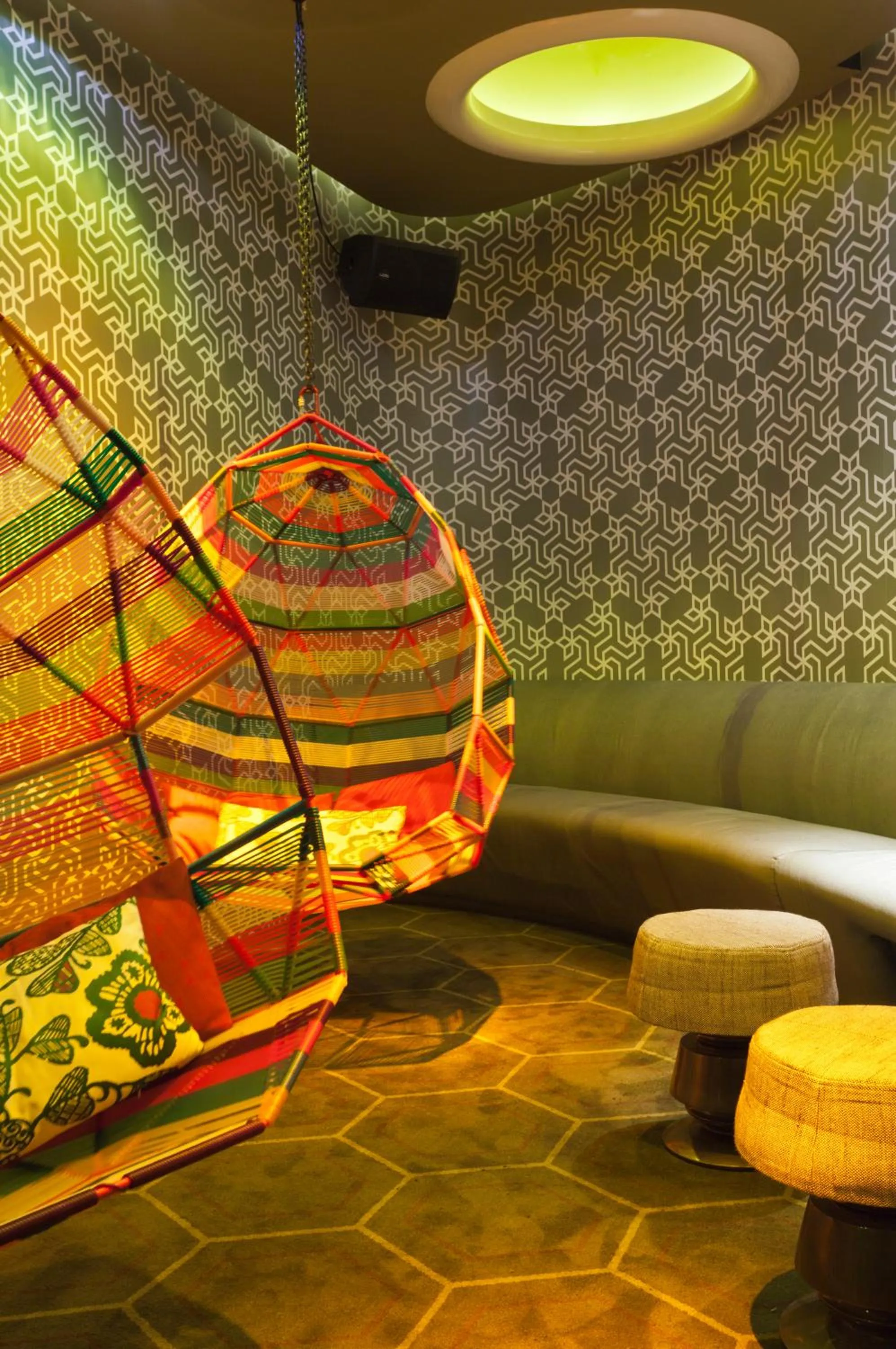 Lounge or bar in The Park Hyderabad, Banjara Hills near Hussain Sagar Lake