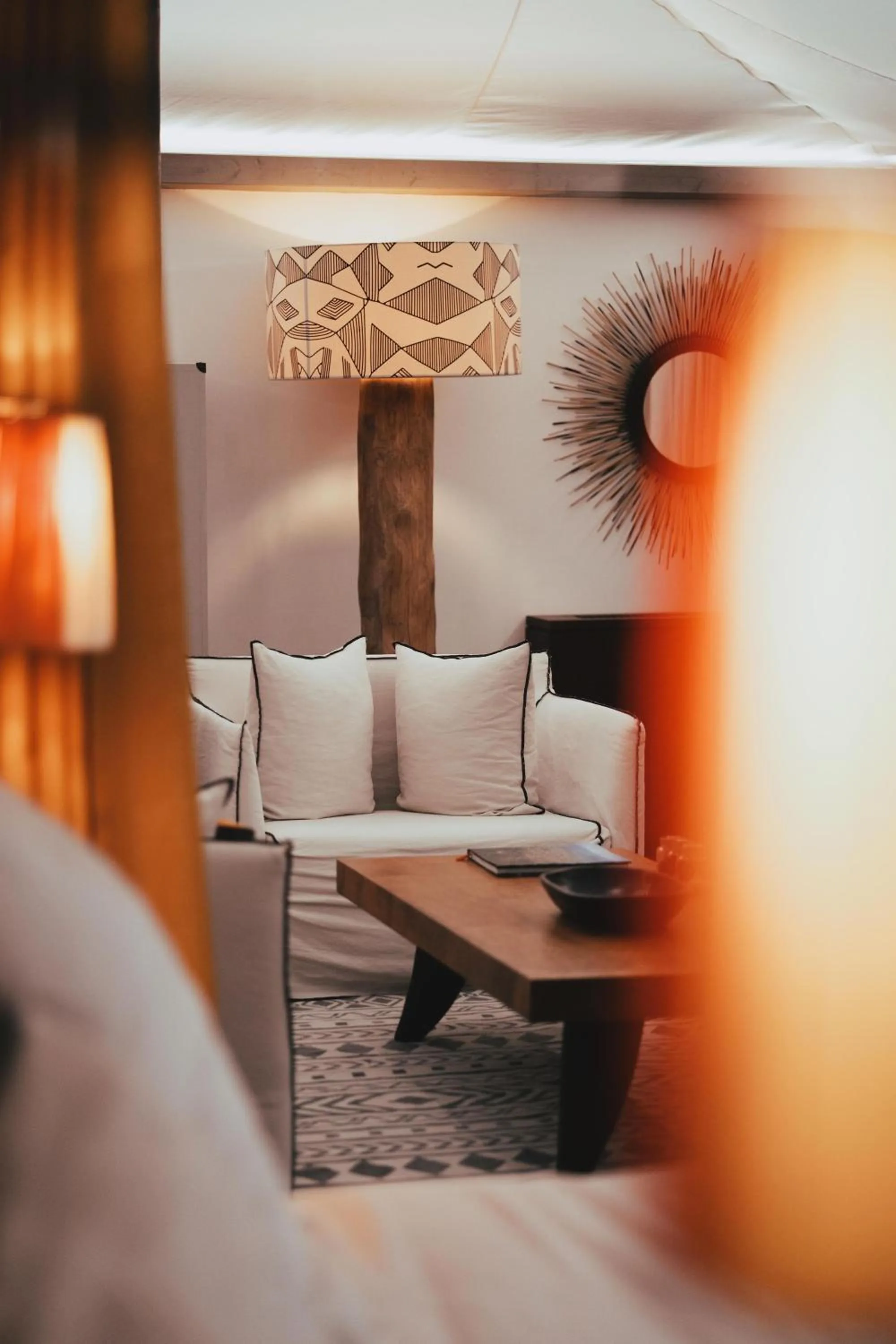 Living room in Sundy Praia - Principe Collection