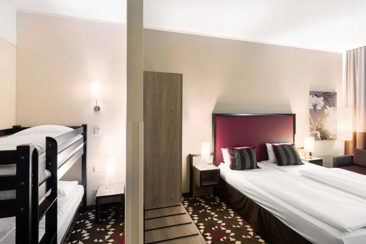 Bed in Hotel MOA Berlin