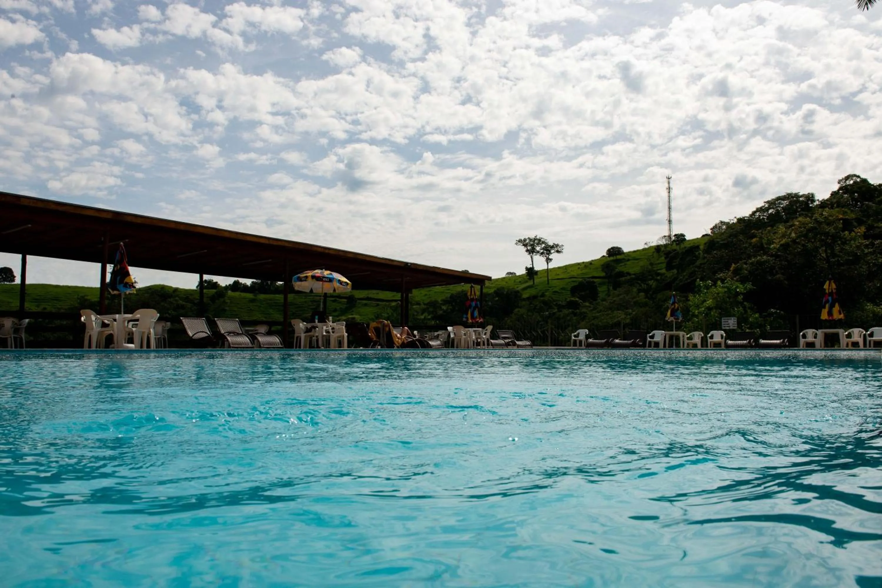 Swimming pool in Hotel Fazenda Vale da Cachoeira