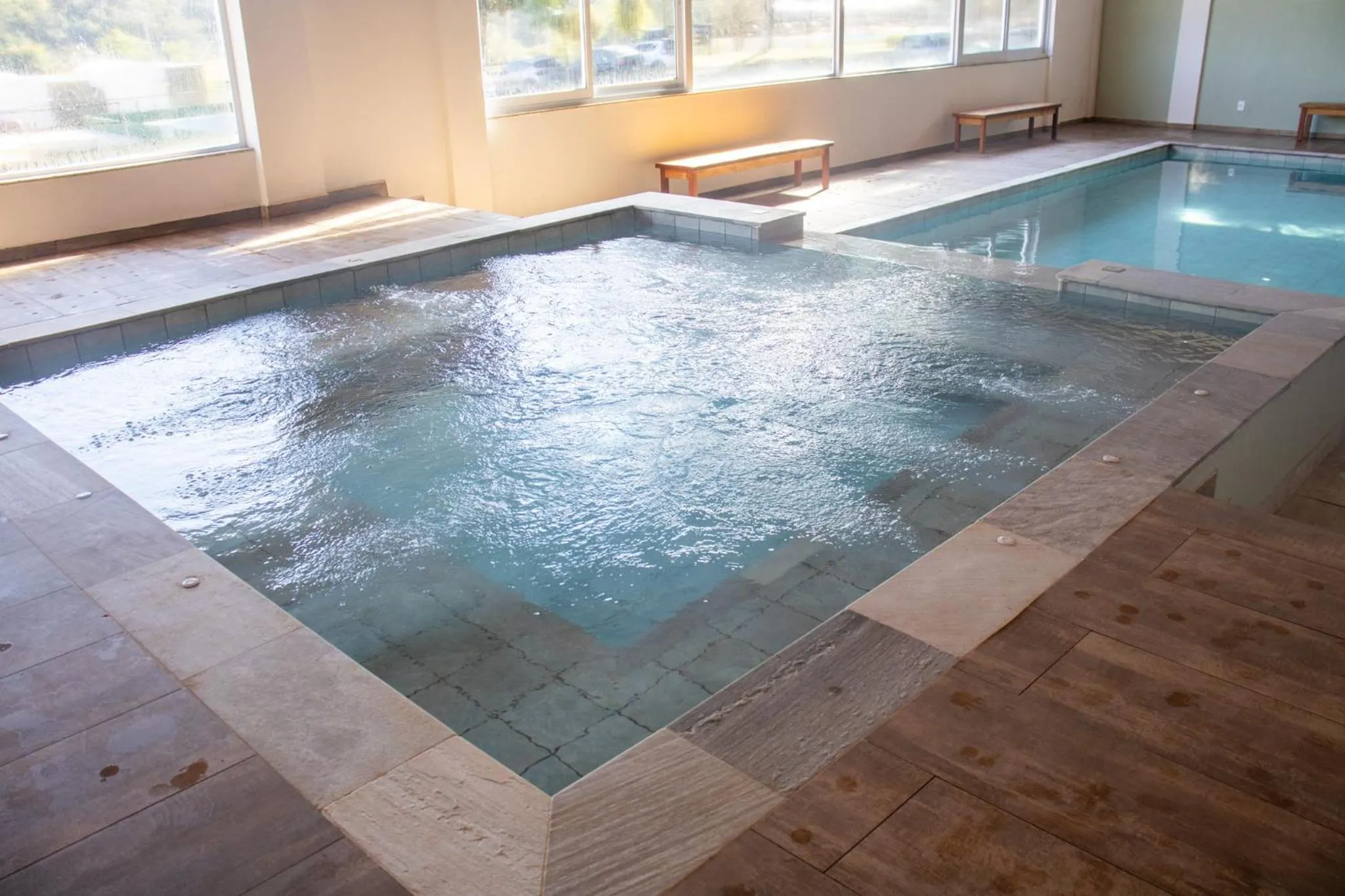 Pool view in Hotel Fazenda Vale da Cachoeira