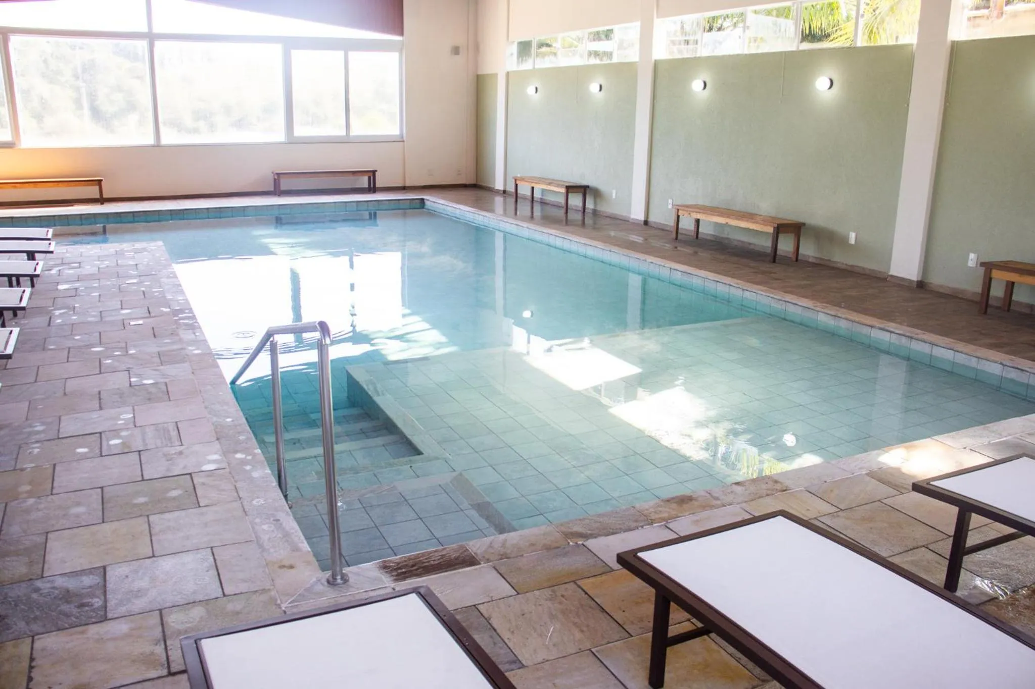 Swimming pool in Hotel Fazenda Vale da Cachoeira